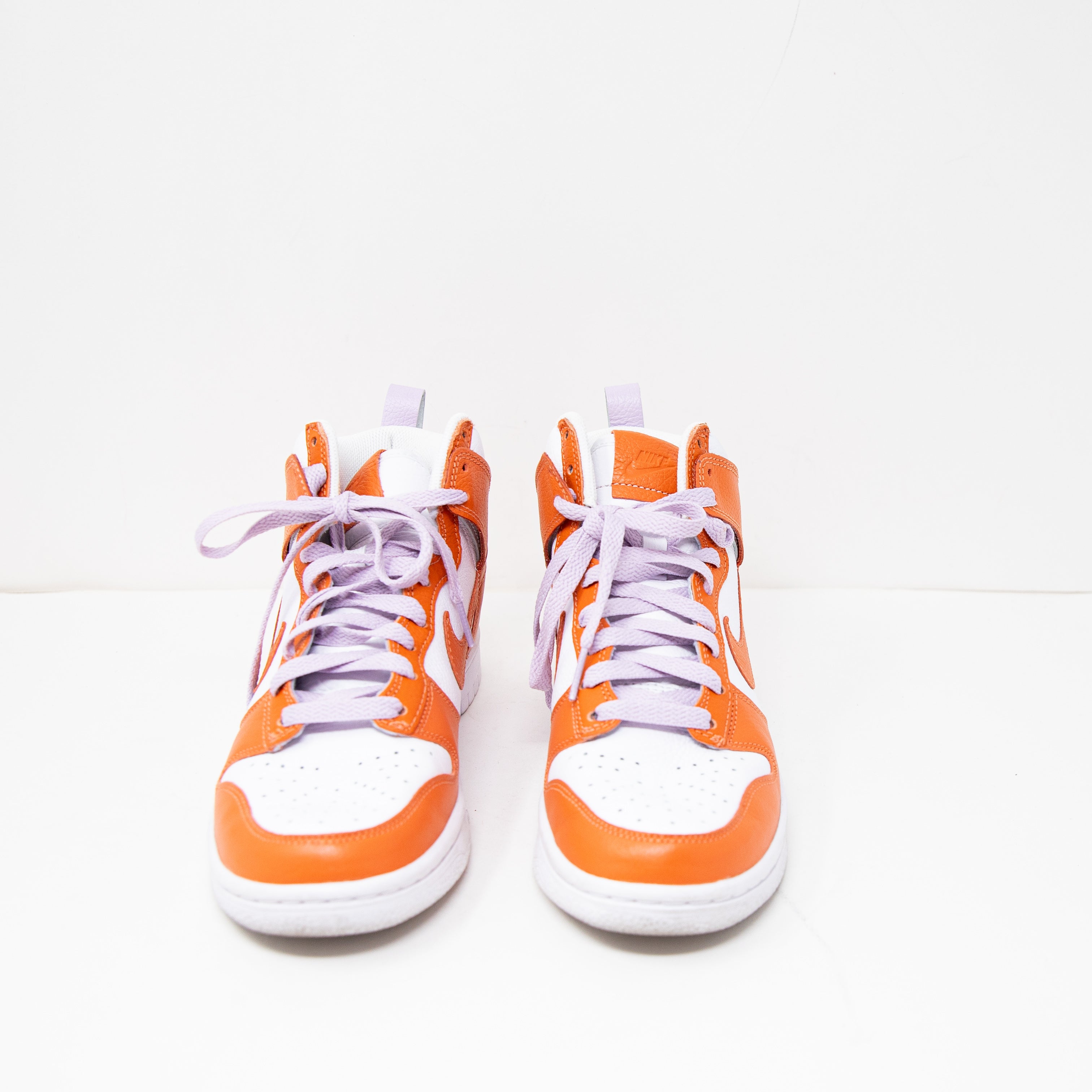 Nike Women's Dunk High Top Retro SE Monarch Leather Sneakers Shoes DV7222-900 7