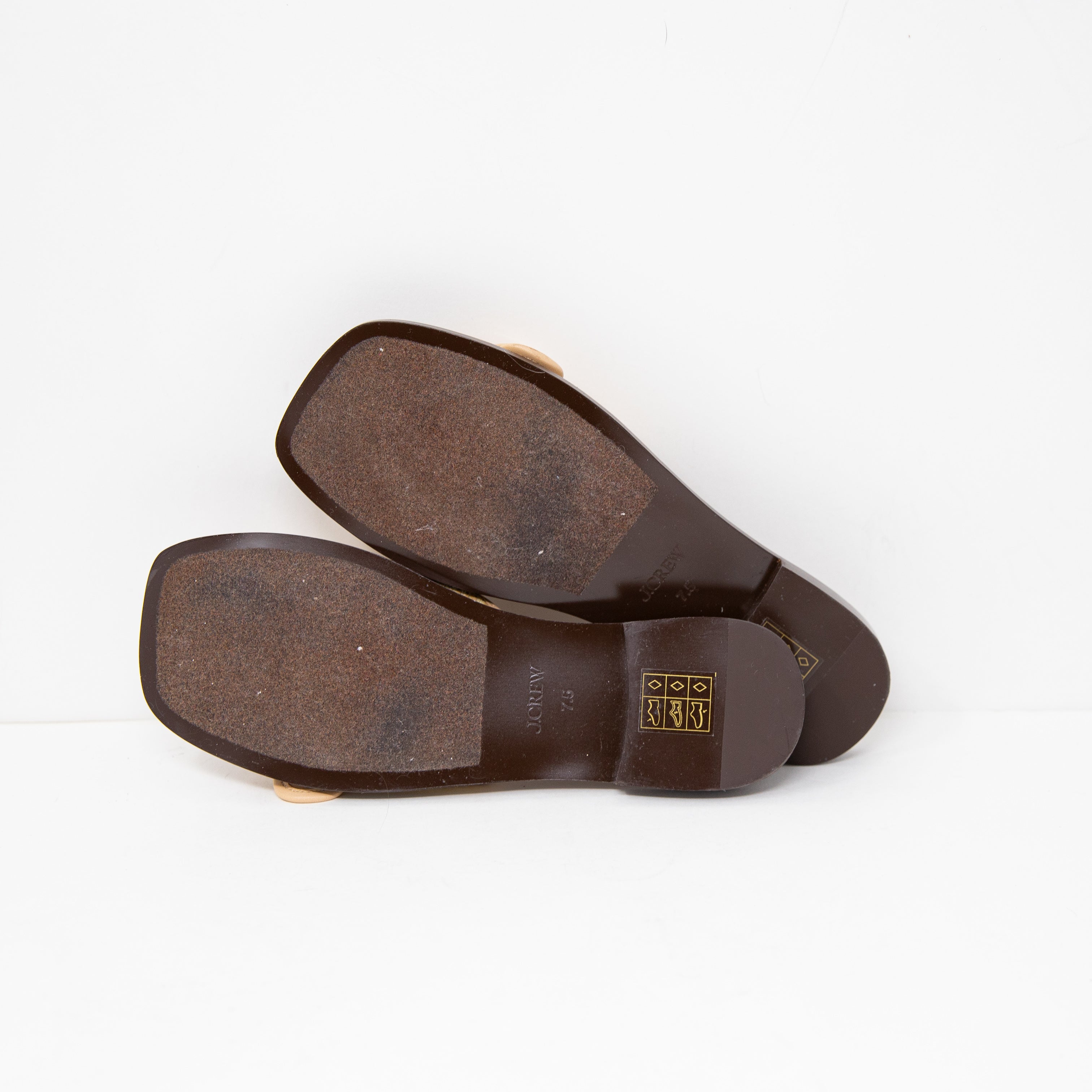 NEW J. Crew Callie Faux Raffia Woven Buckle Open Toe Slip On Flat Sandals Shoes