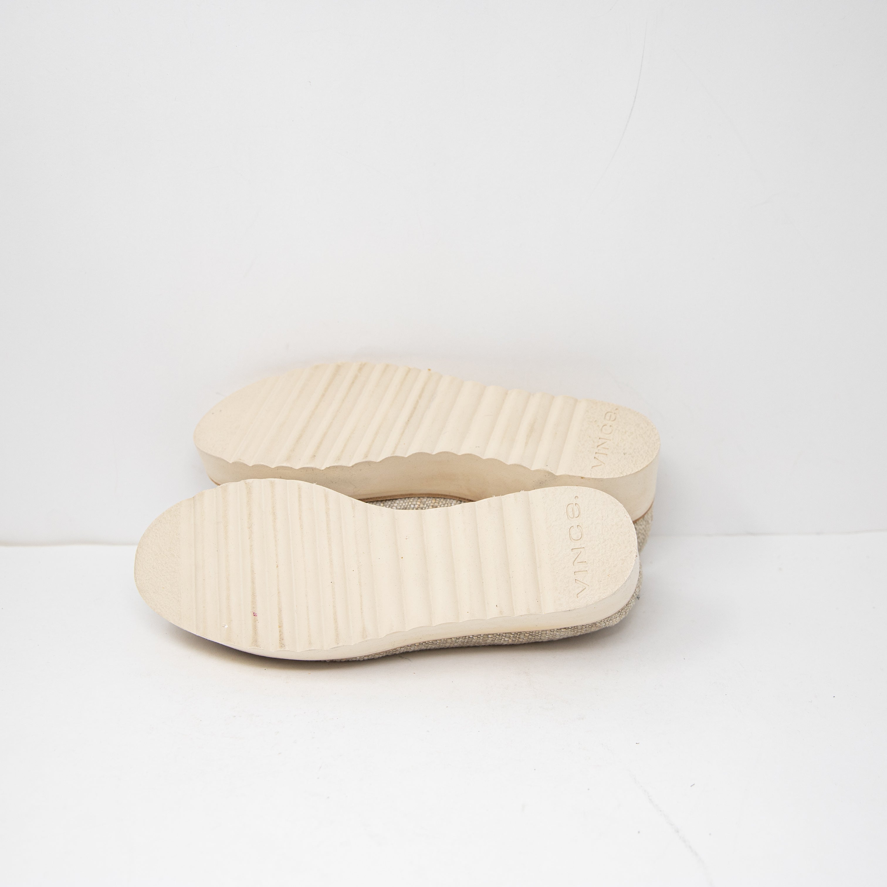 Vince Women's Zeta Tweed Woven Texture Platform Slip On Low Top Shoes 10