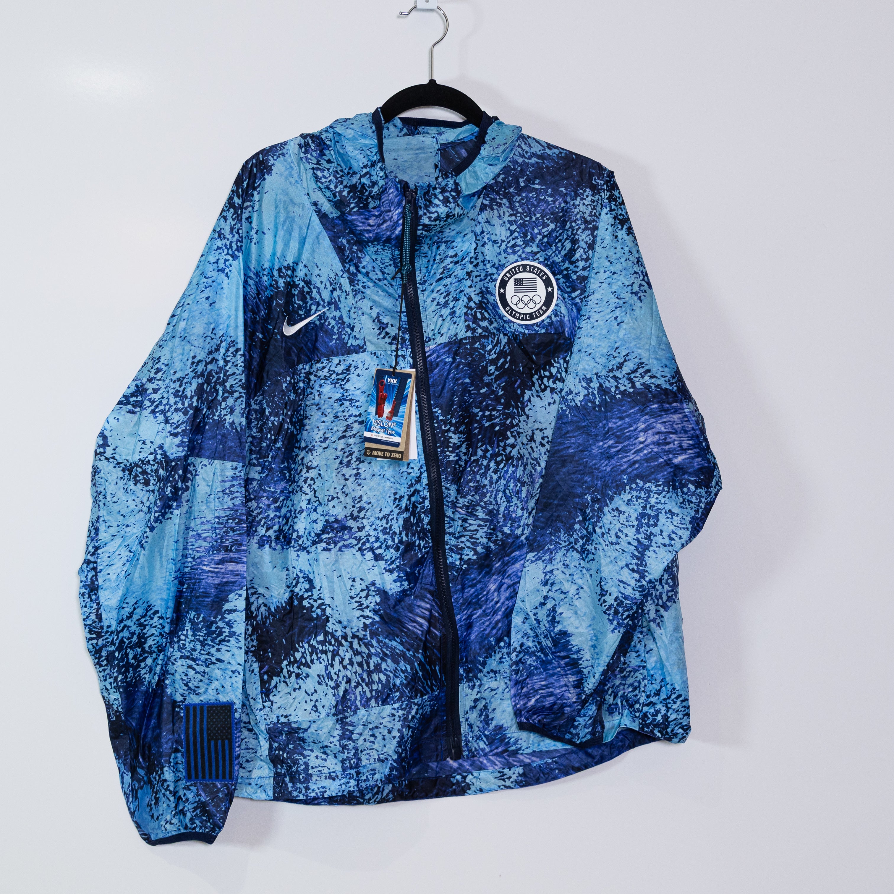 NEW Nike Men’s ACG USA Team Issued Full Zip Lightweight Windbreaker Jacket XL