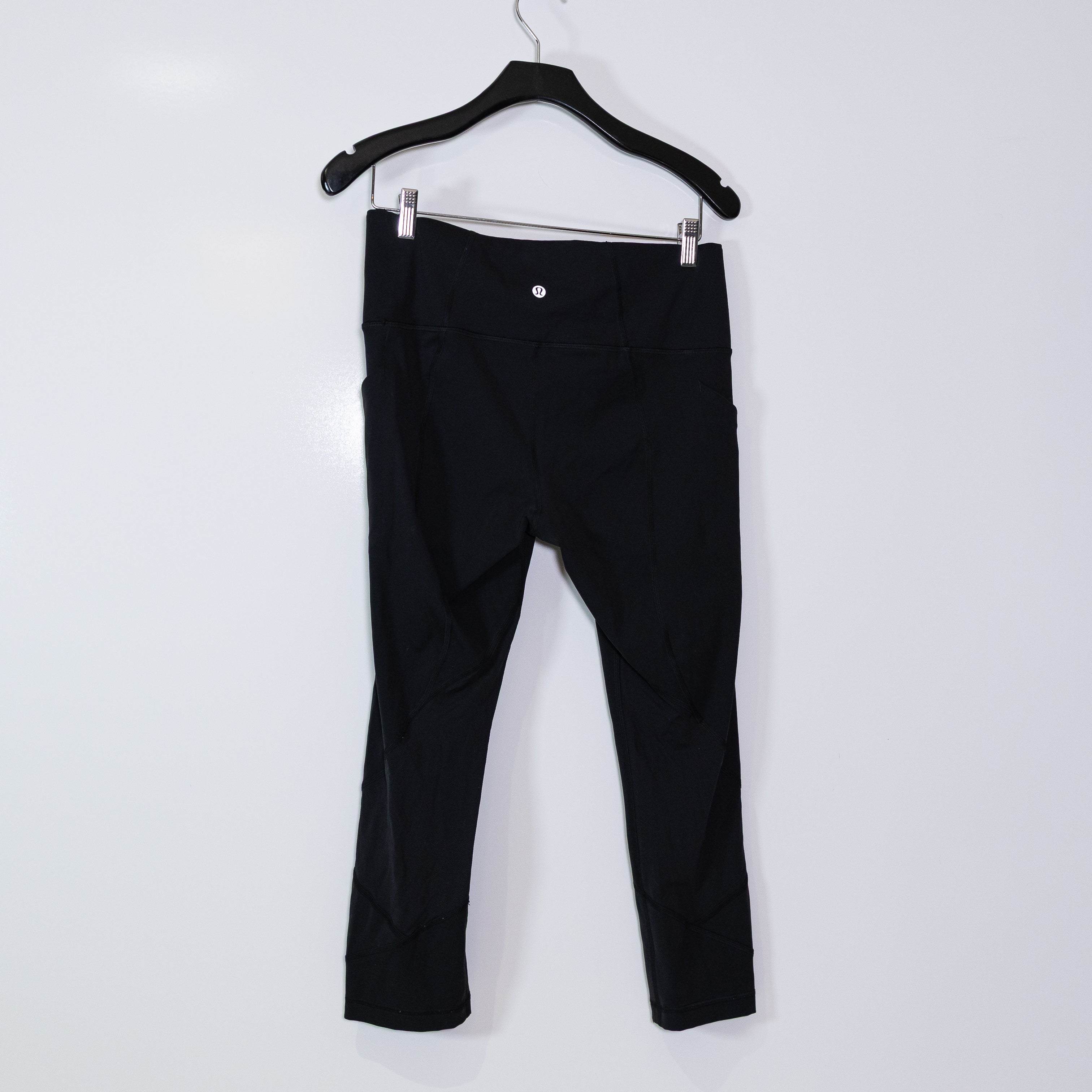 Lululemon Women's Pace Rival High Rise Athletic Work Out Leggings Crop 22" Black