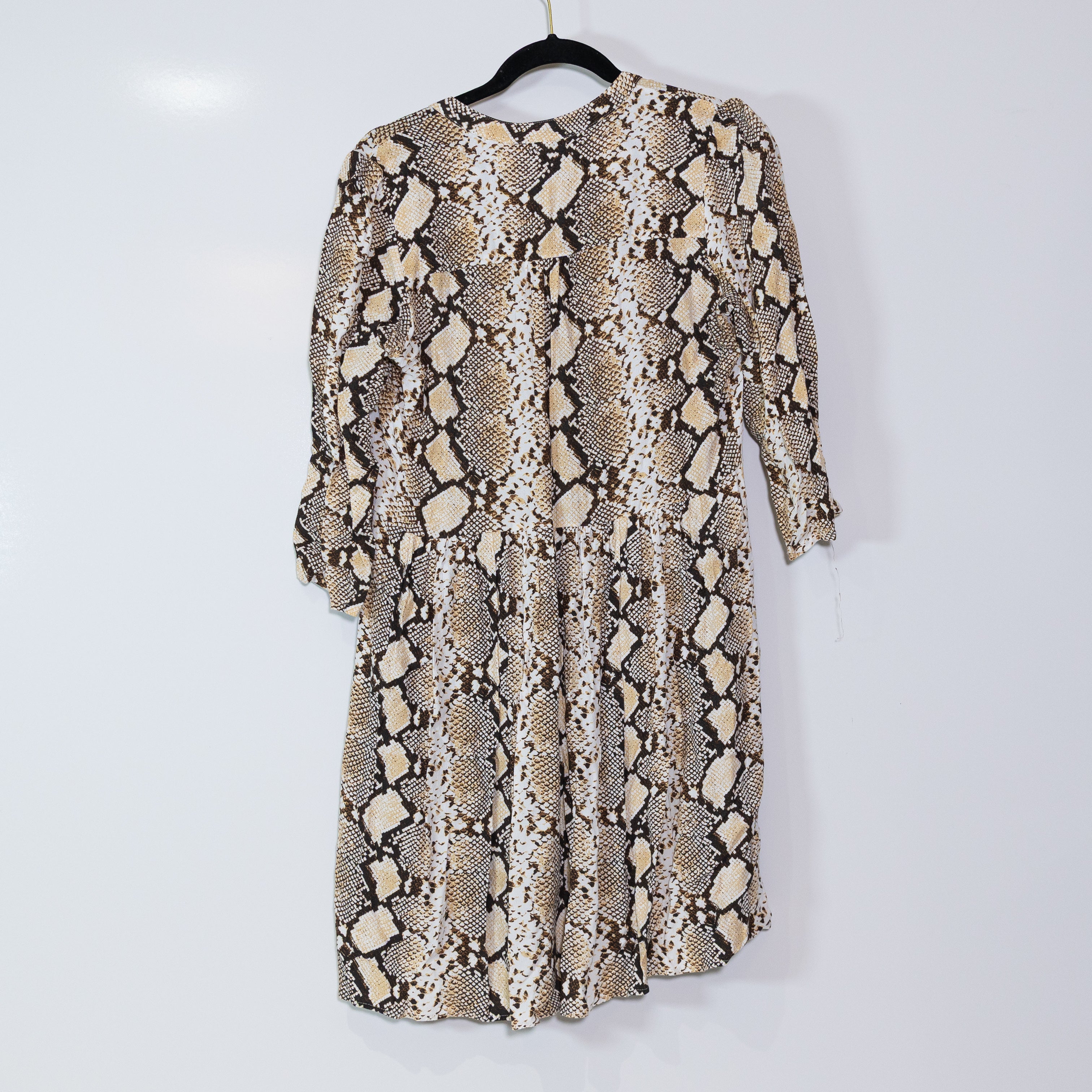 Maeve Anthropologie Juno Snake Python Animal Print Pattern Mini Dress Medium