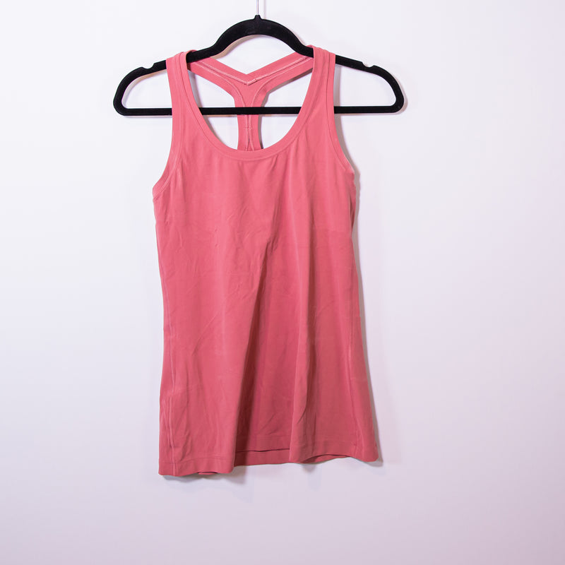 Lululemon Women's Cool Racerback Sleeveless Athletic Work Out Tank Top Pink M