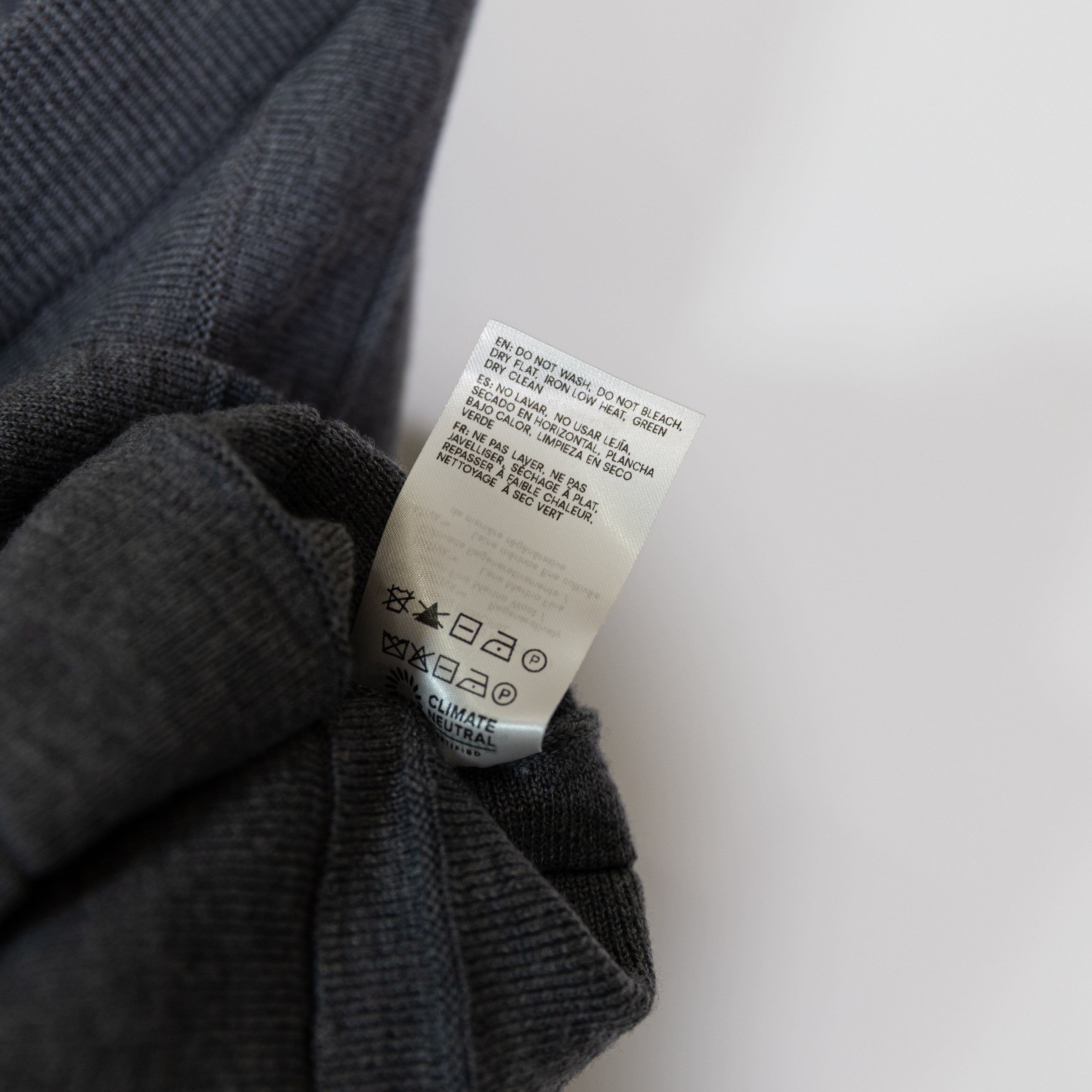 Reformation Mina Regenerative Merino Wool Pleated School Girl Skirt Gray Small