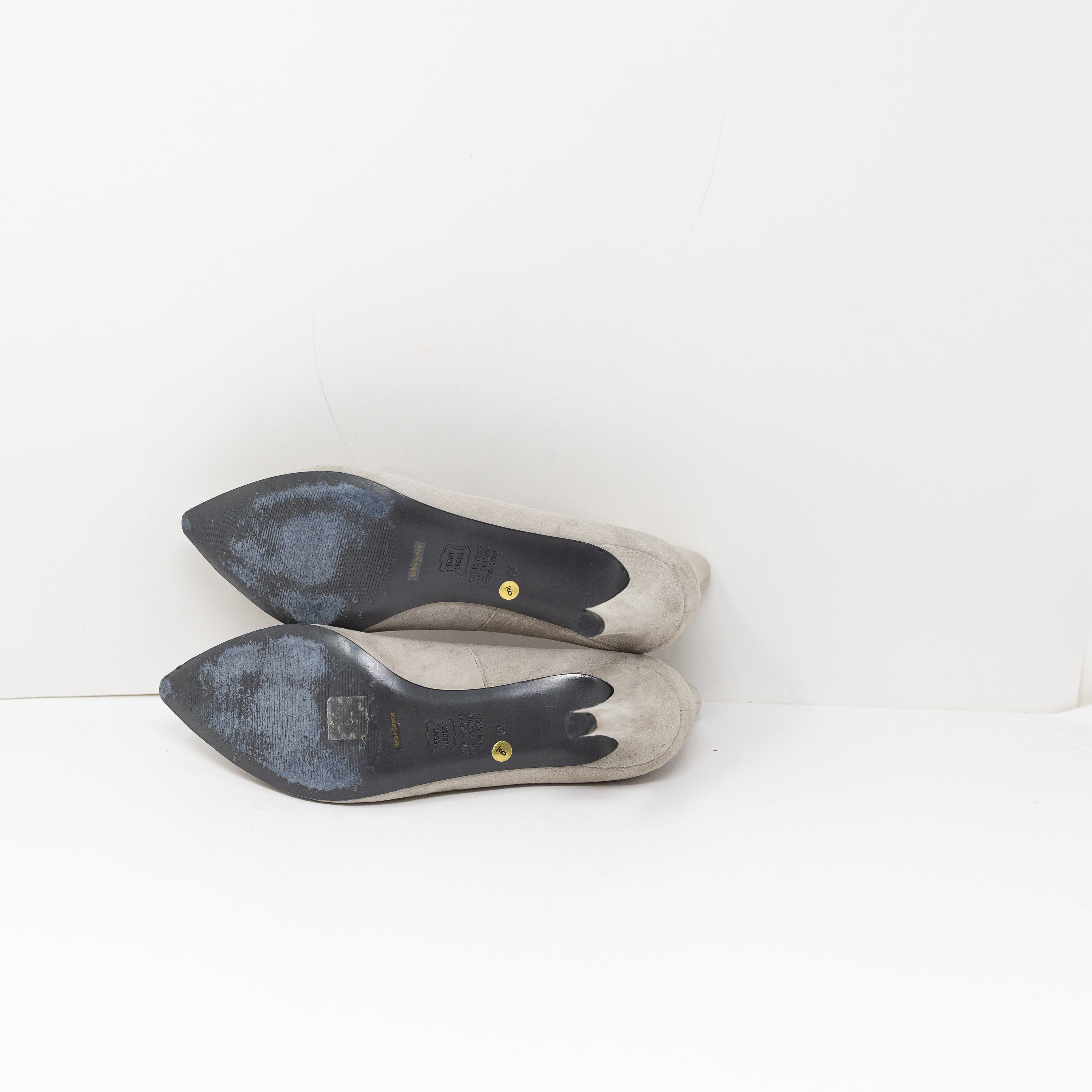 Kennel & Schmenger Miley Genuine Suede Pointed Toe Slip On Heels Shoes Ombra 9