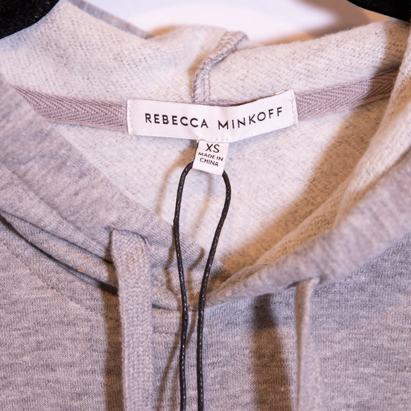 NEW Rebecca Minkoff Janine Crew Neck Puff Sleeve Pullover Sweatshirt Sweater XS
