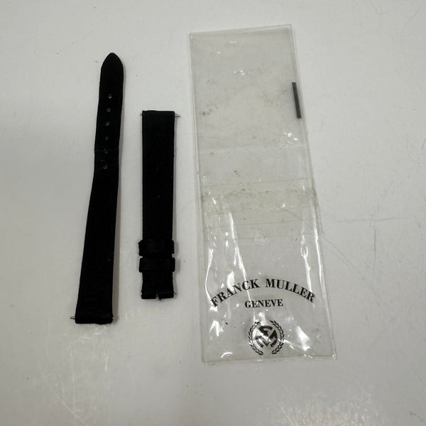 Franck Muller Geneve Black Satin Silk Extra Spare Strap Watch Accessory