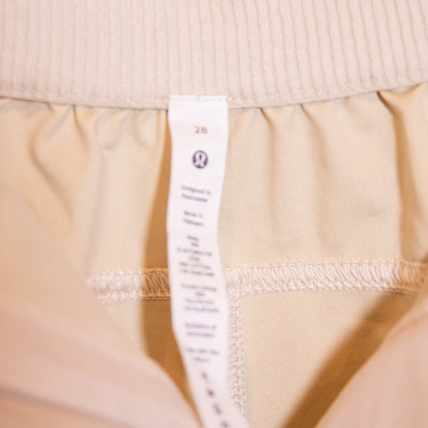 Lululemon Light Utilitech Cargo Multi Pocket High-Rise Crop Natural Ivory Pants