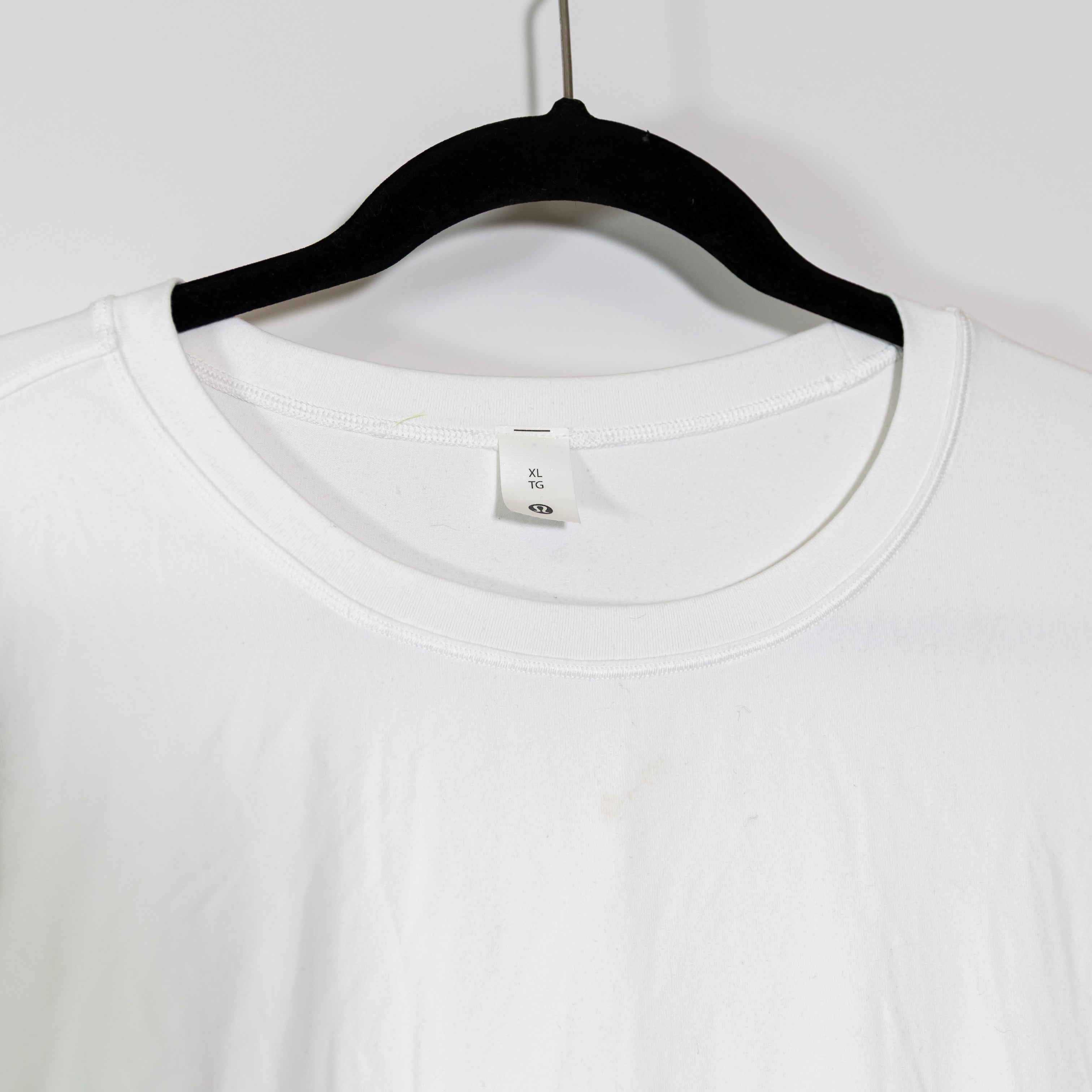 Lululemon Women's Rulu Gathered Waist Long Sleeve Running Tee Shirt Top White XL