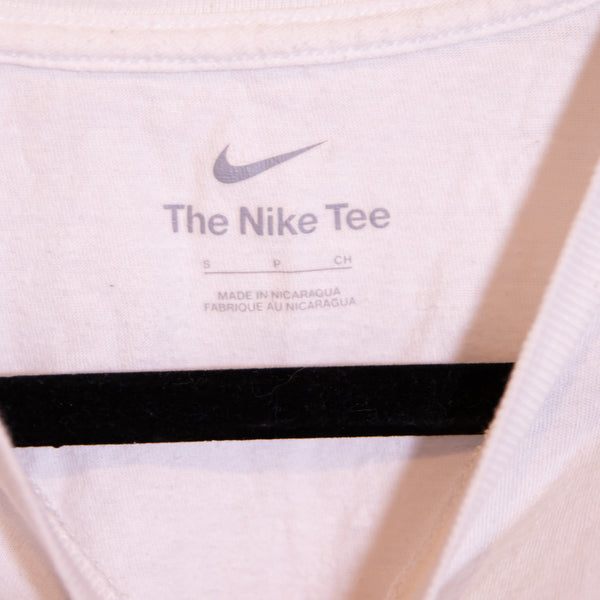 Nike Chicago Runs Marathon CTA Graphic Print Pattern Cotton Short Sleeve Shirt S