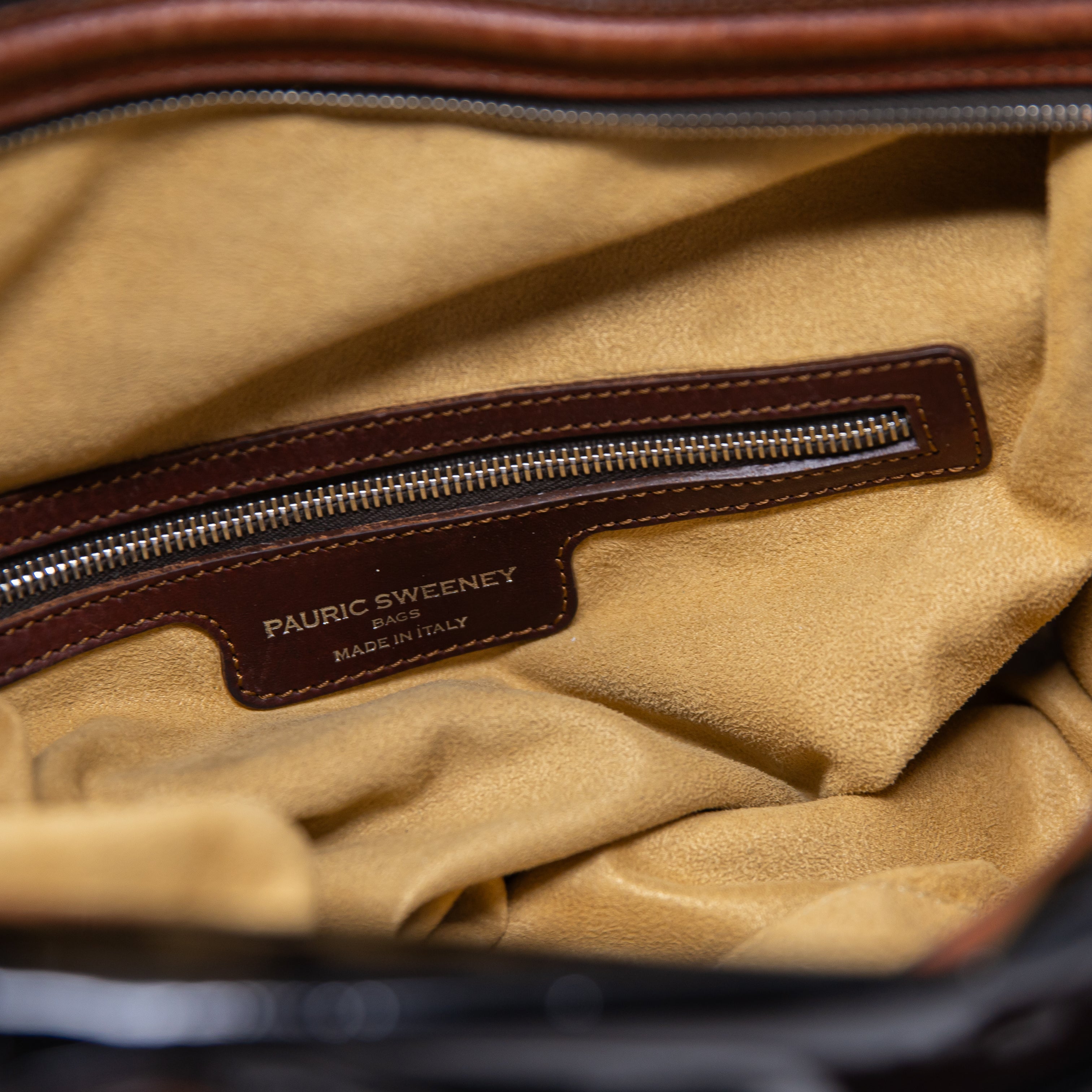 Pauric Sweeney Overnight Patent Leather Oversized Shoulder Purse Tote Bag Black