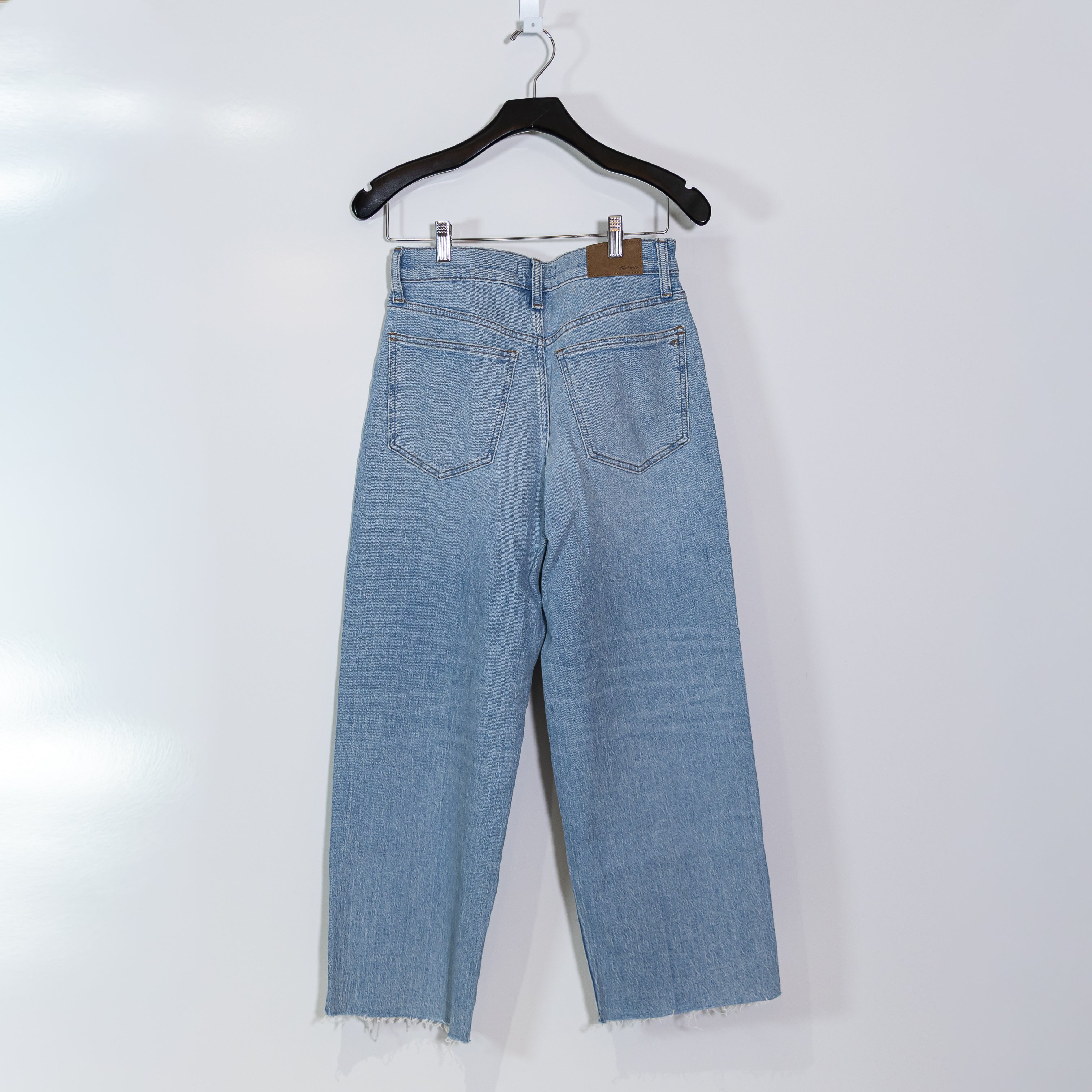 NEW Madewell Women's The Perfect Vintage Wide Leg Crop Cotton Denim Jeans 28