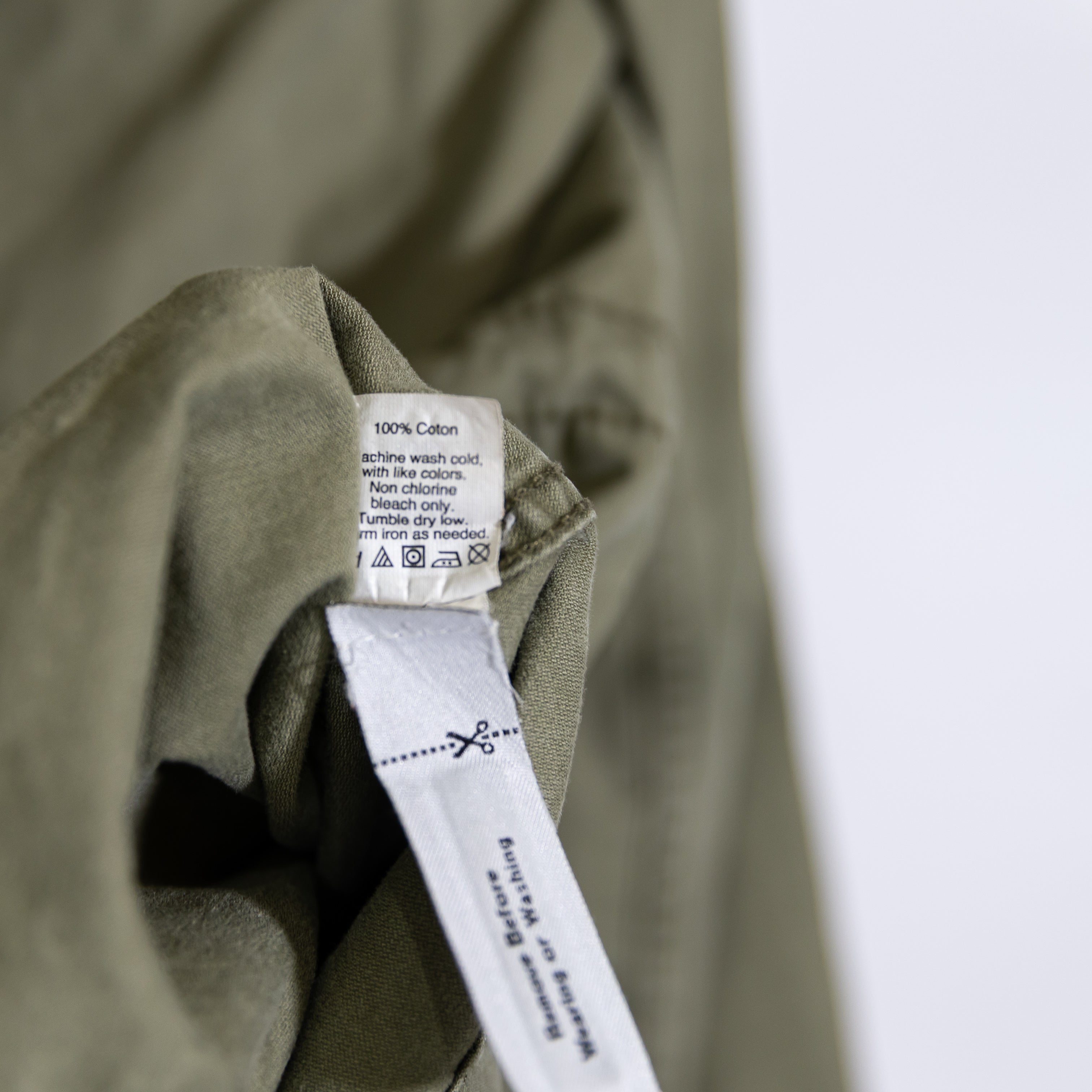 Madewell Women's Fleet Cotton Full Zip High Neck Jacket Desert Olive Large