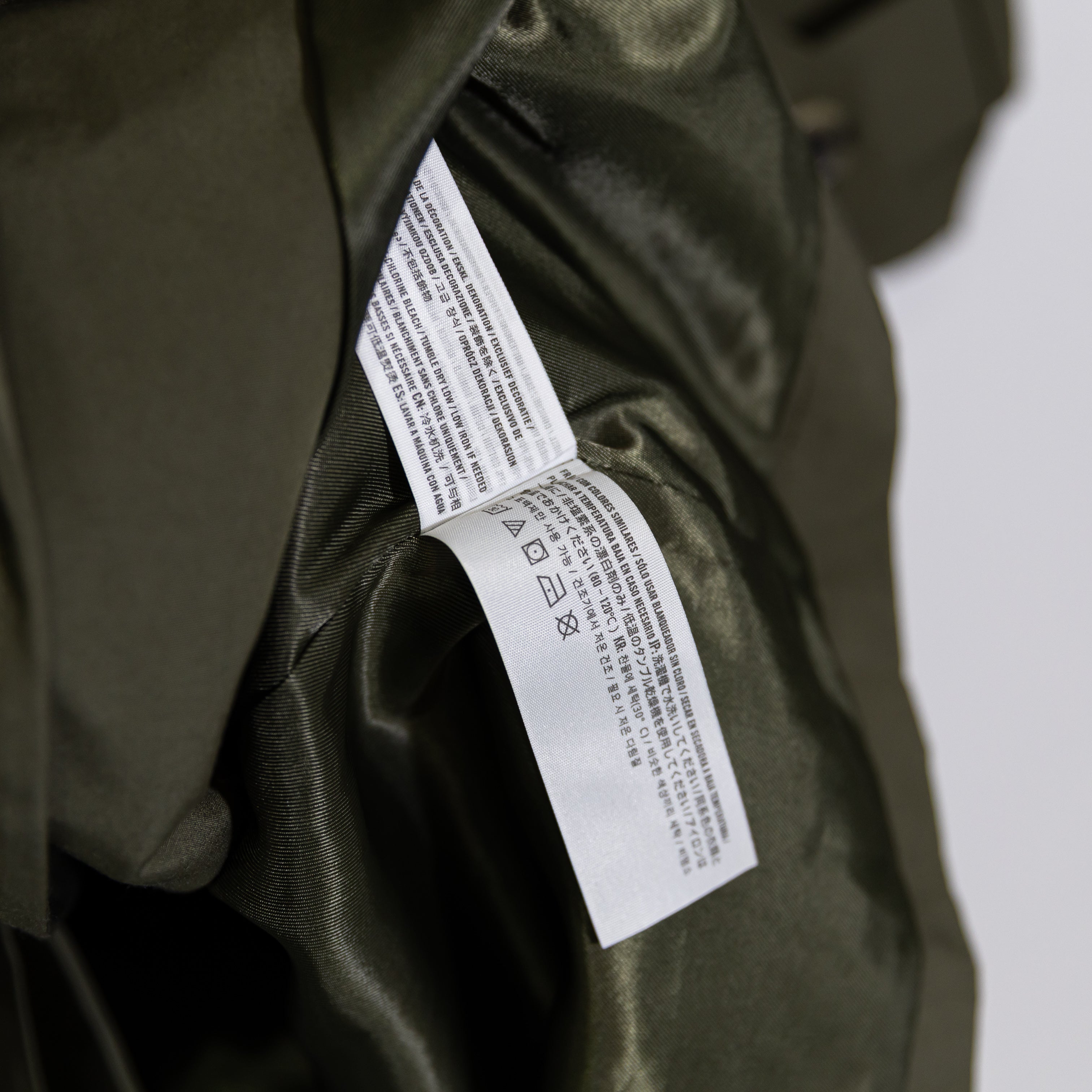 Abercrombie & Fitch Wind Water Resistant Double breasted Trench Coat Jacket S