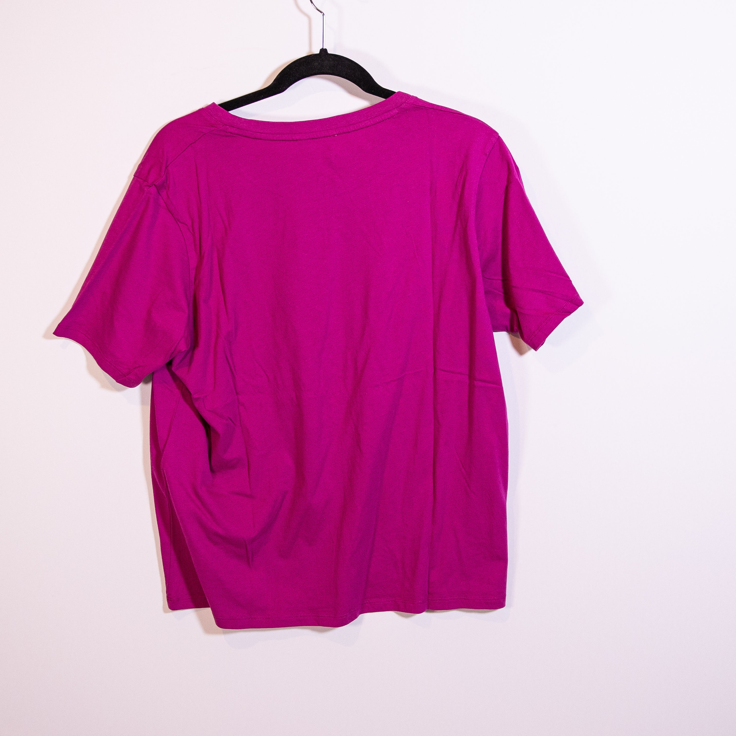 Sezane Viva La Vida Bold Graphic Print Pattern Crew Neck Cotton Tee Shirt Large