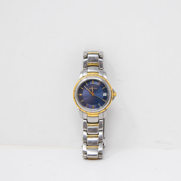 Daniel Mink Women's Stainless Steel Brass Chain Link Round Face Analog Watch