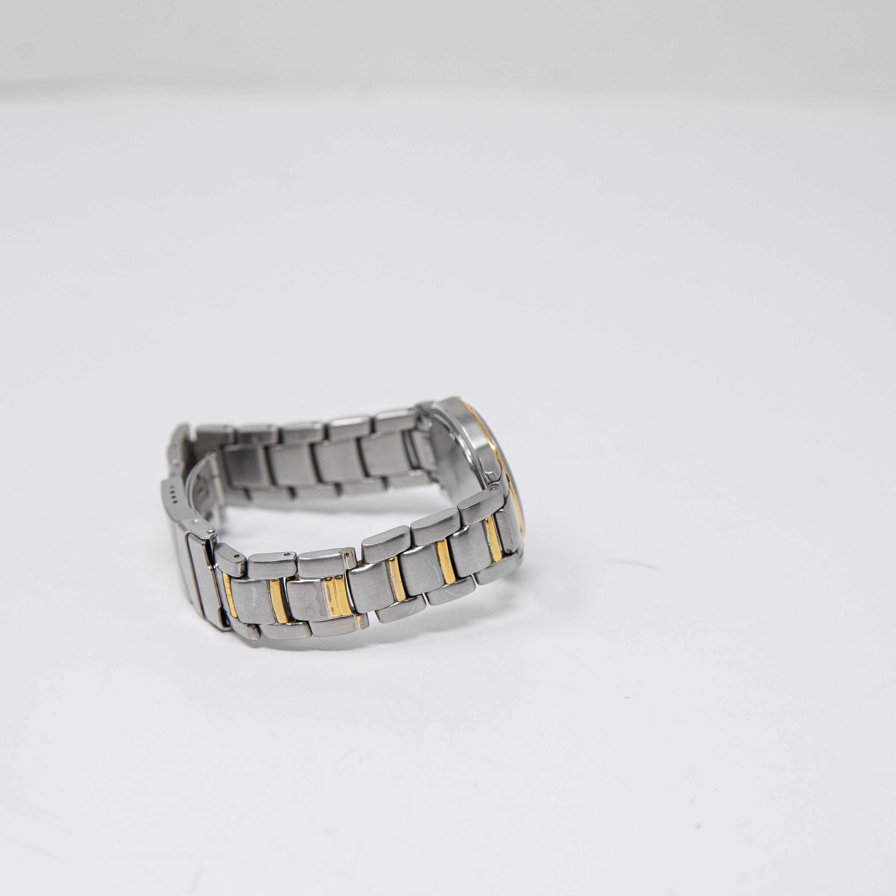 Daniel Mink Women's Stainless Steel Brass Chain Link Round Face Analog Watch