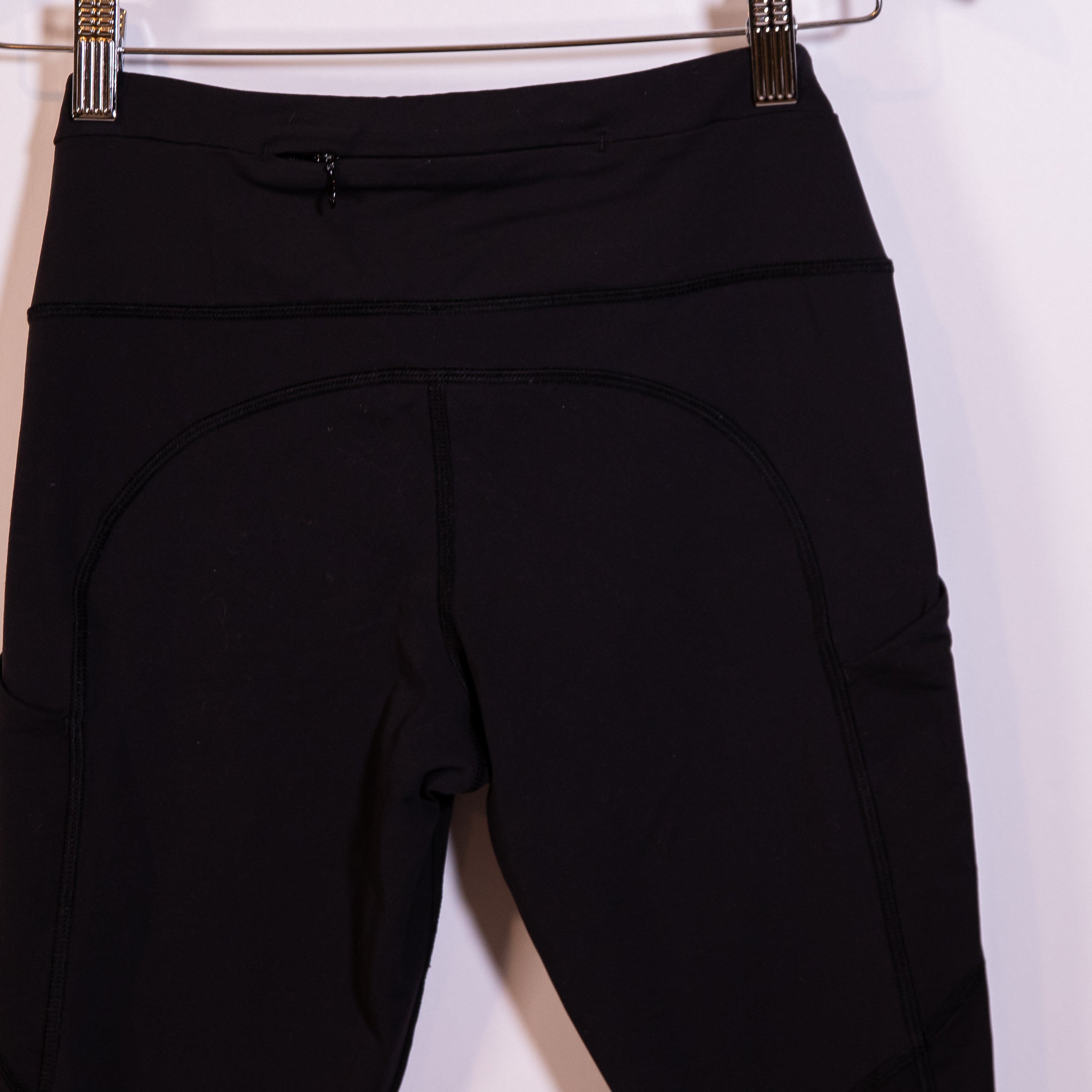 Lululemon Women's Speed Tight IV Ruched Athletic Work Out Leggings Pants Black 6