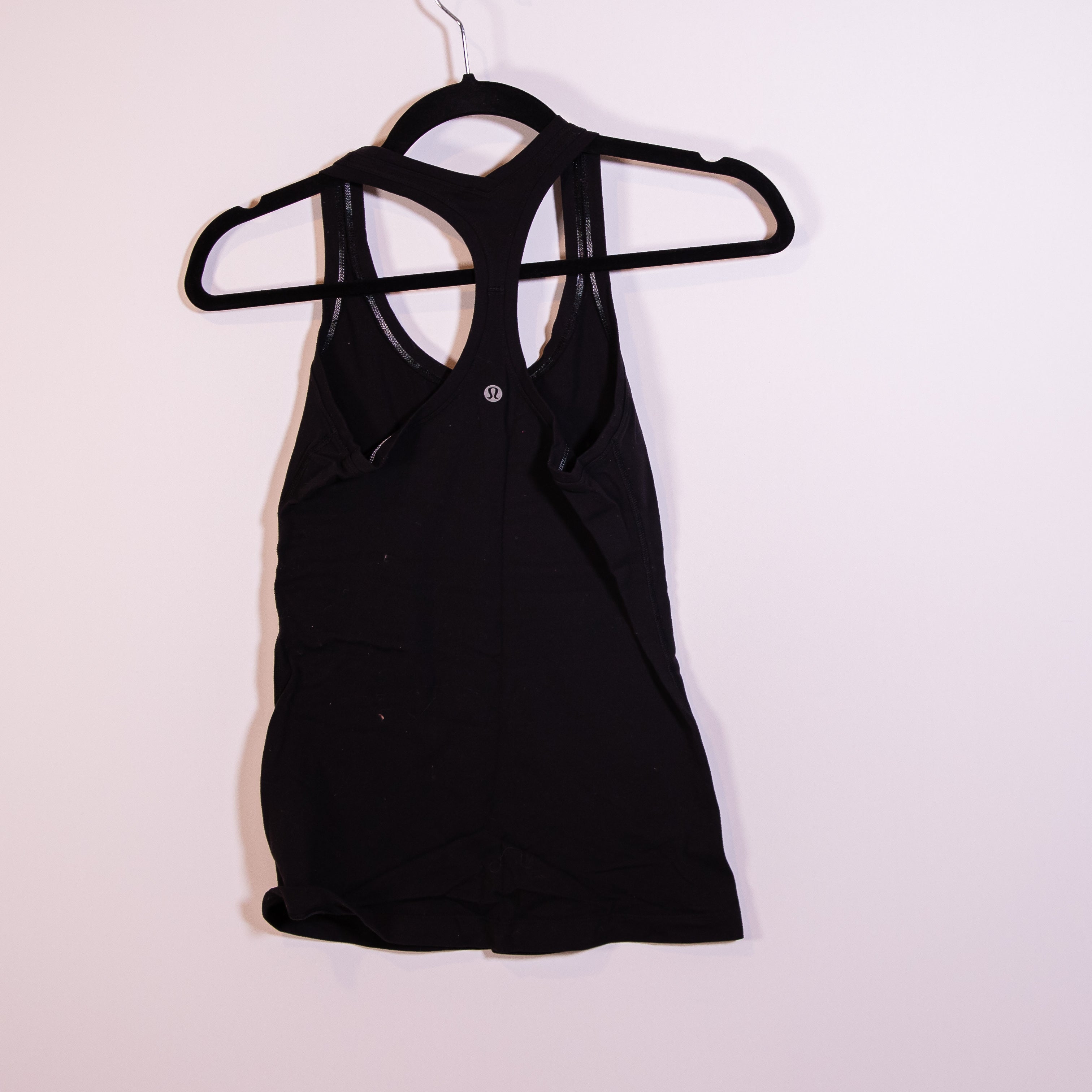 Lululemon Women's Cool Racerback Sleeveless Athletic Tank Top Solid Black Small