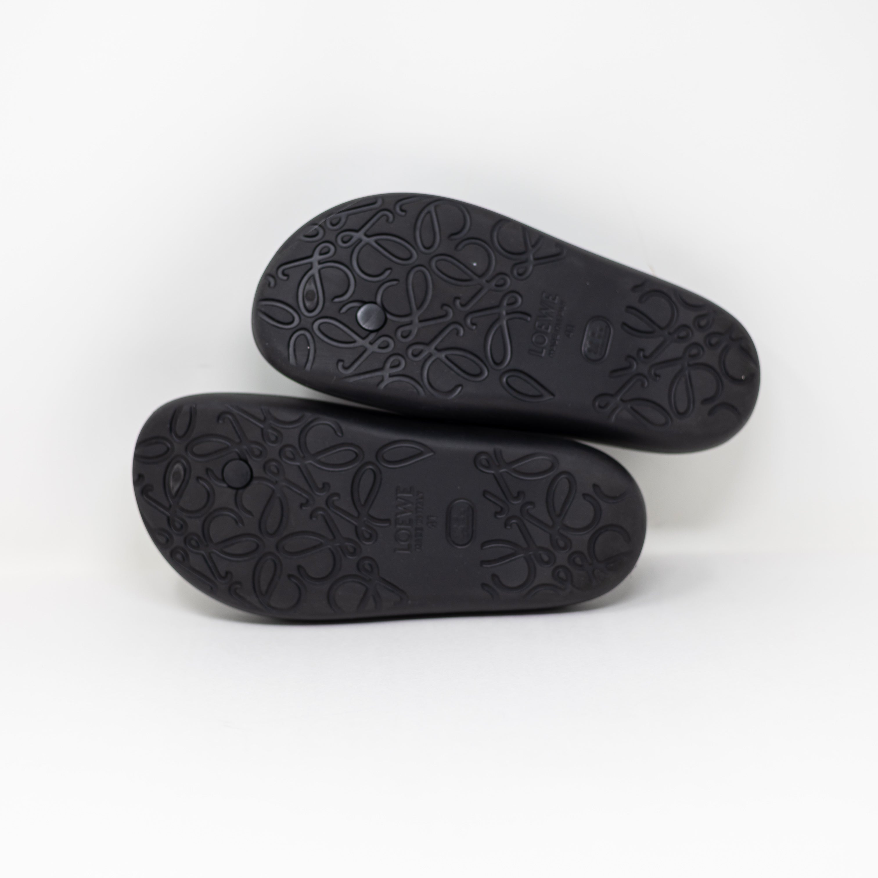 NEW Loewe + Paula's Ibiza Bubble Logo Detailed Rubber Flip Flop Sandals Slides