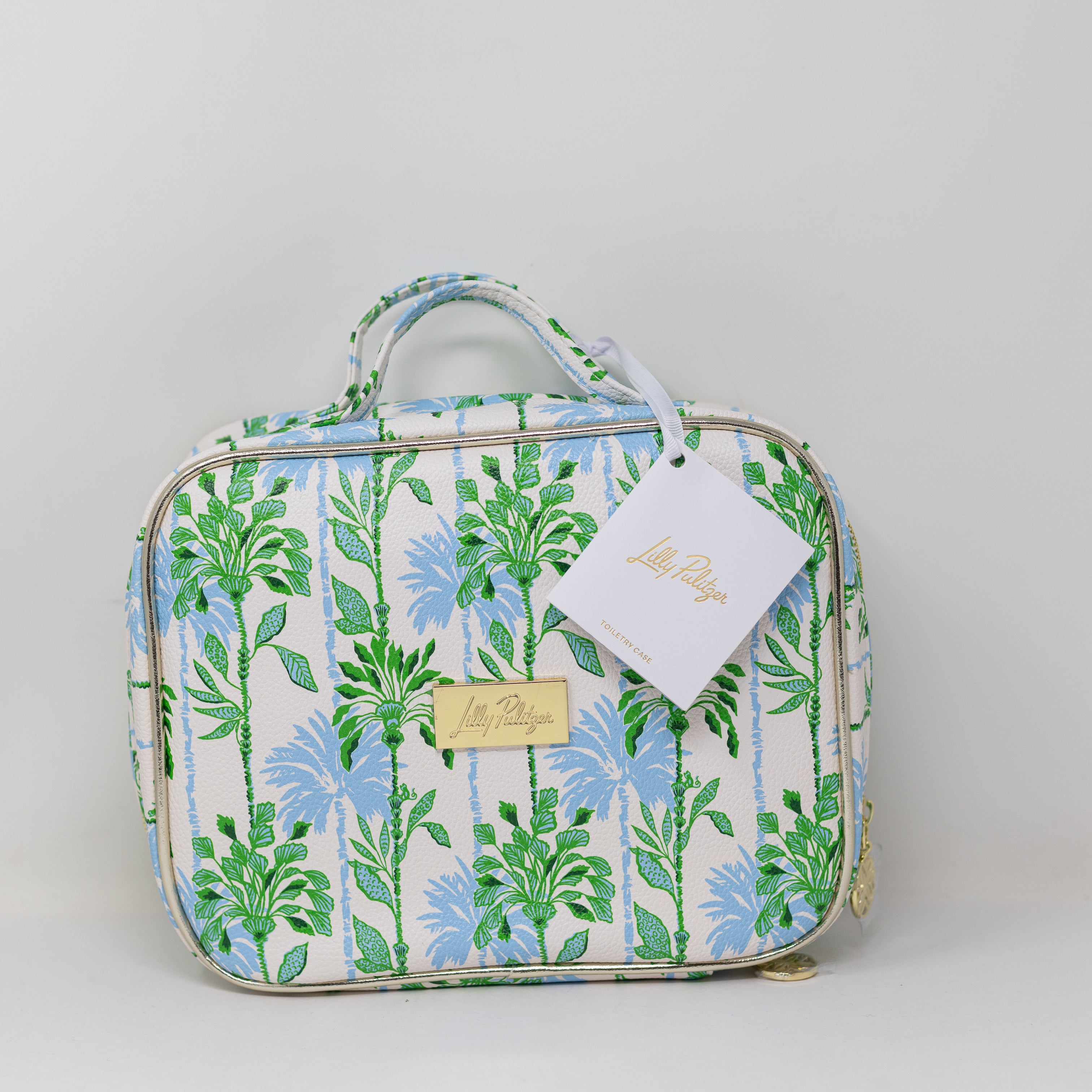 NEW Lilly Pulitzer Toiletry Travel Makeup Beauty Case Swayin In The Breeze Print