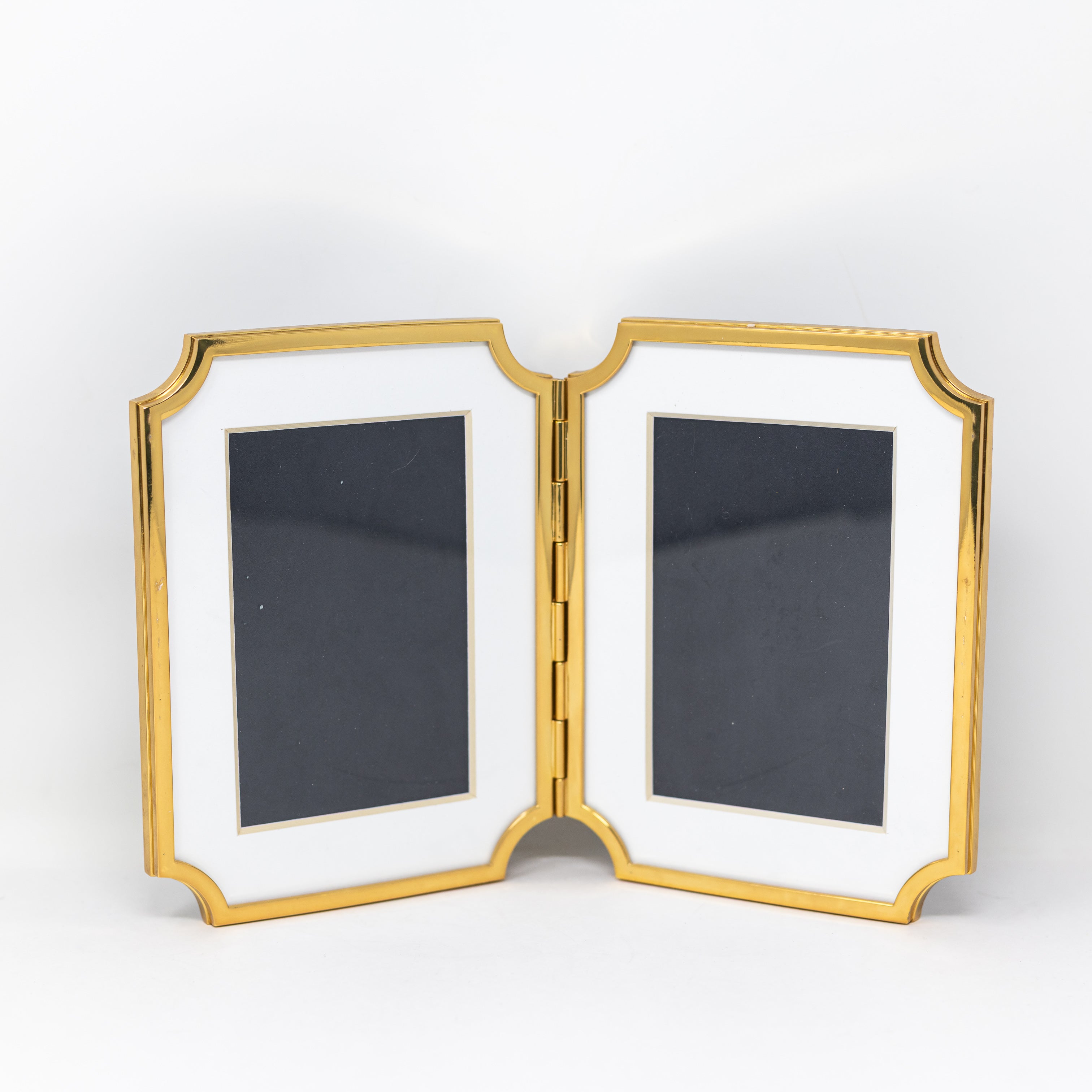 Kate Spade x Lenox Metallic Gold Double Folding Picture Frame