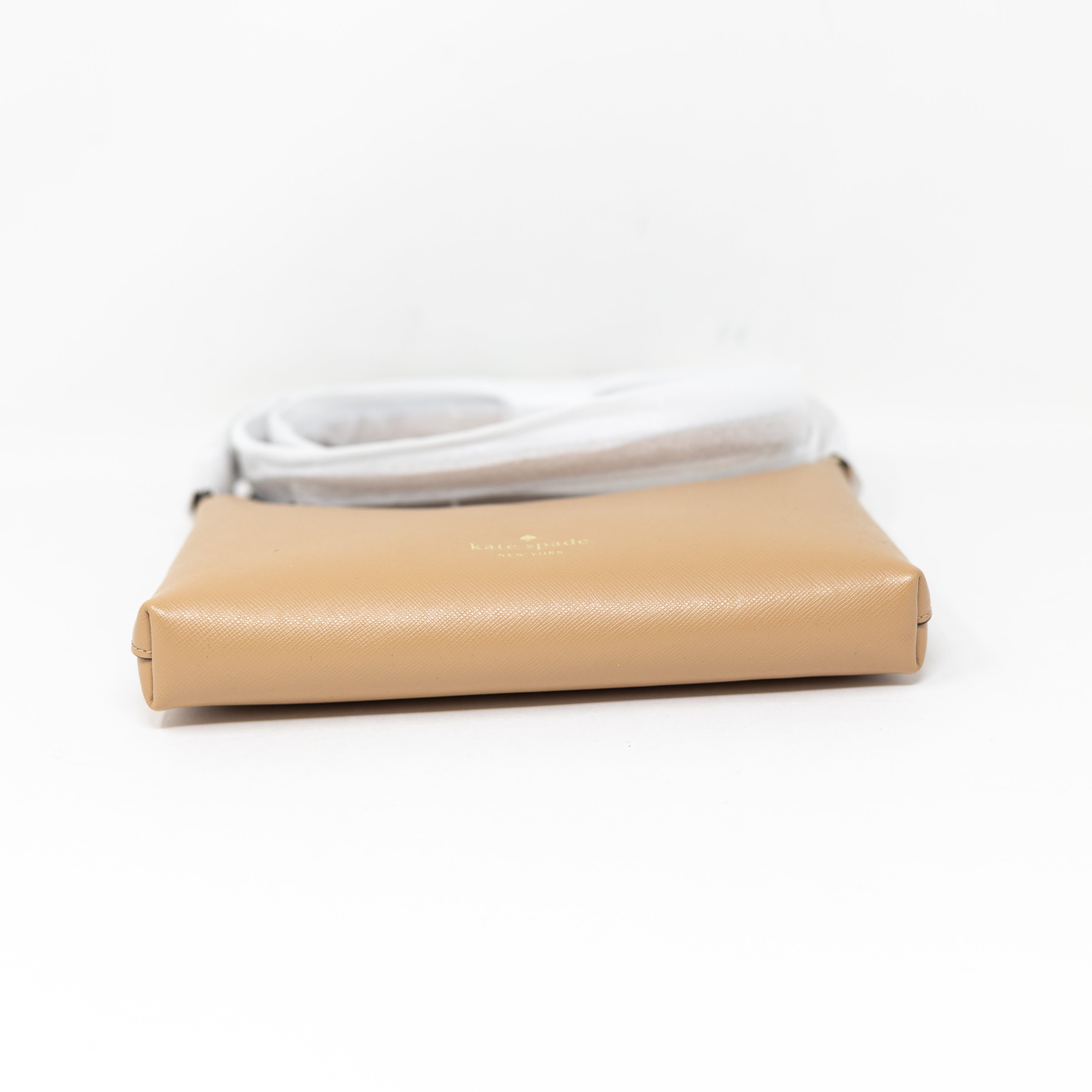 NEW Kate Spade Sadie Small Crossbody Shoulder Saffiano Leather Purse Bag Fawn