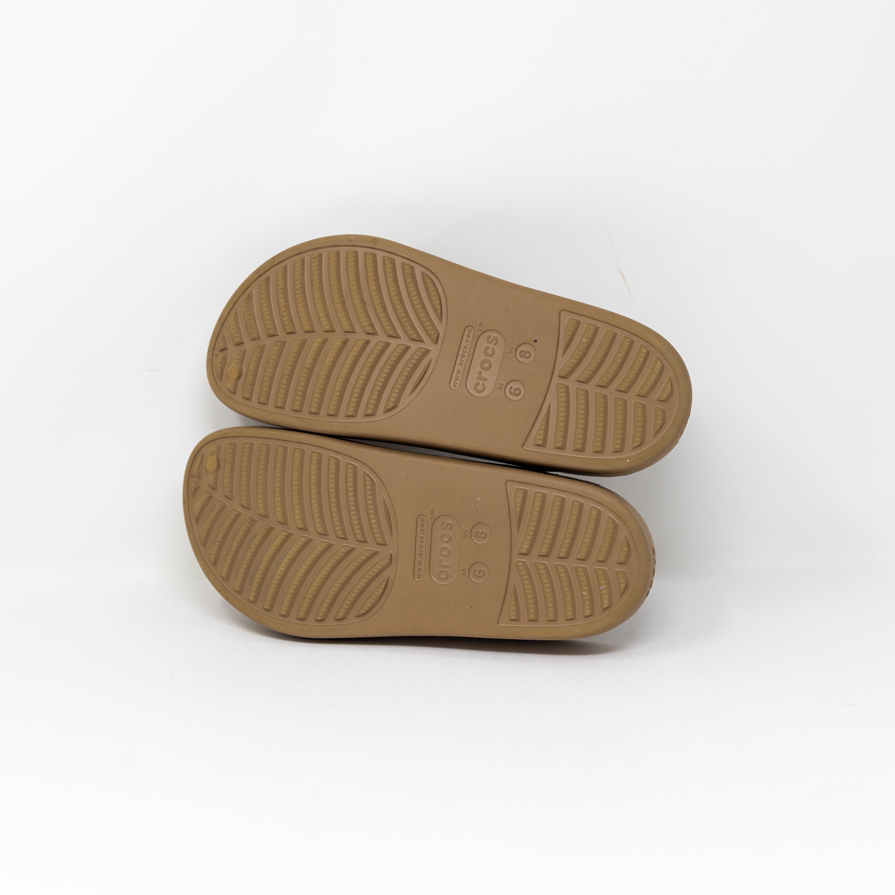 NEW Crocs Women's Dylan Backless Slip On Waterproof Flat Clog Shoes Sepia Brown