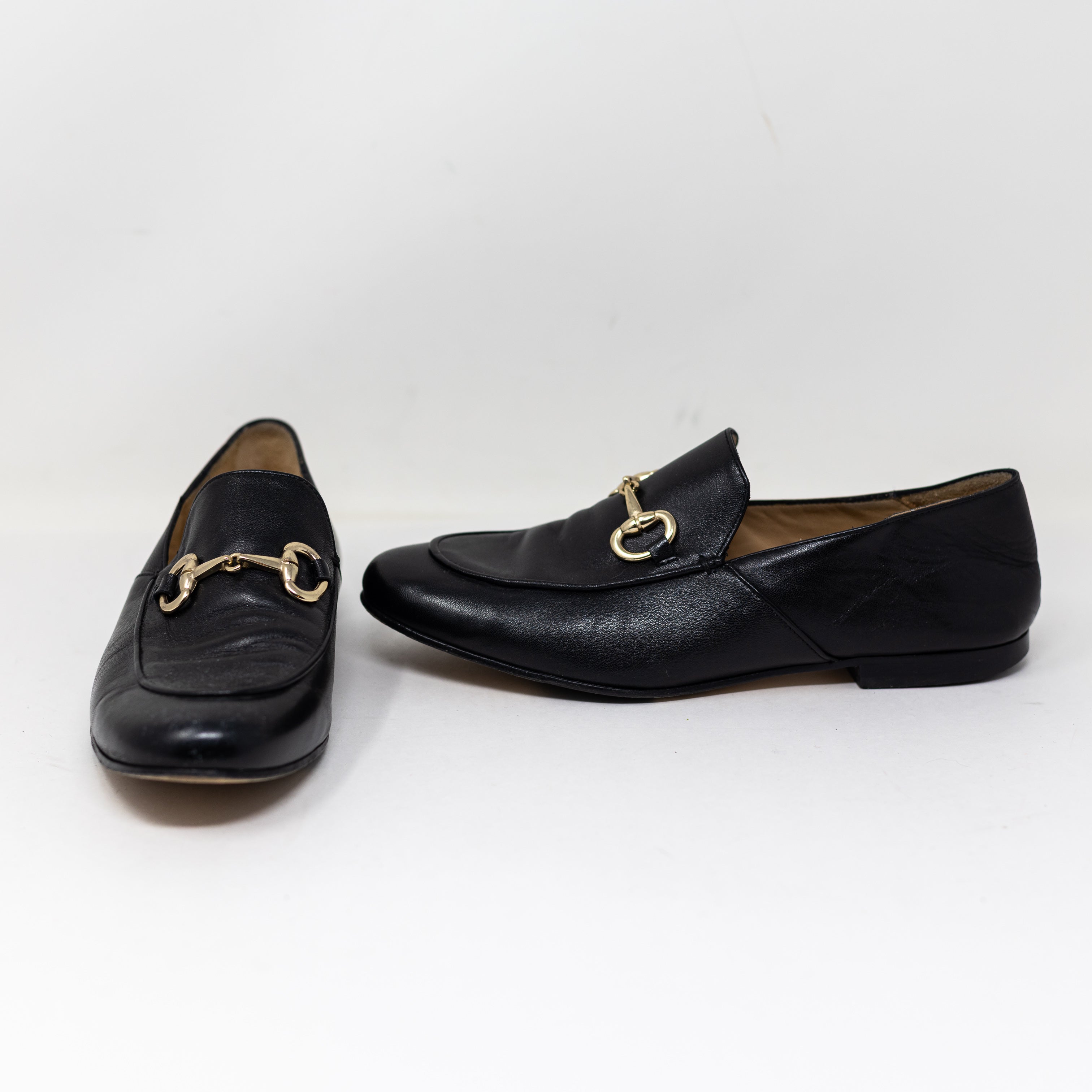 L'idea By Lori Women's Genuine Leather Horsebit Buckle Slip On Loafers Shoes 7.5