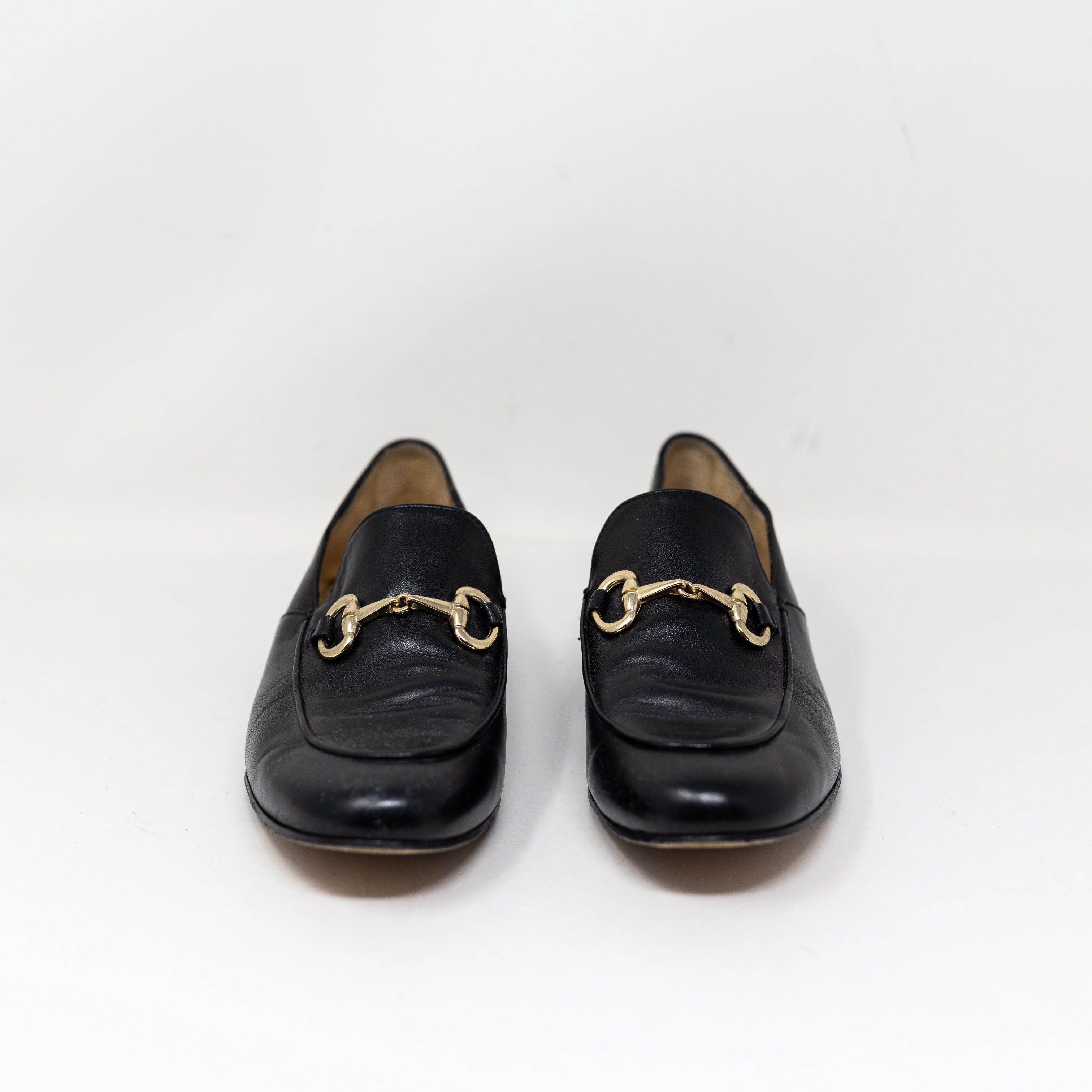 L'idea By Lori Women's Genuine Leather Horsebit Buckle Slip On Loafers Shoes 7.5