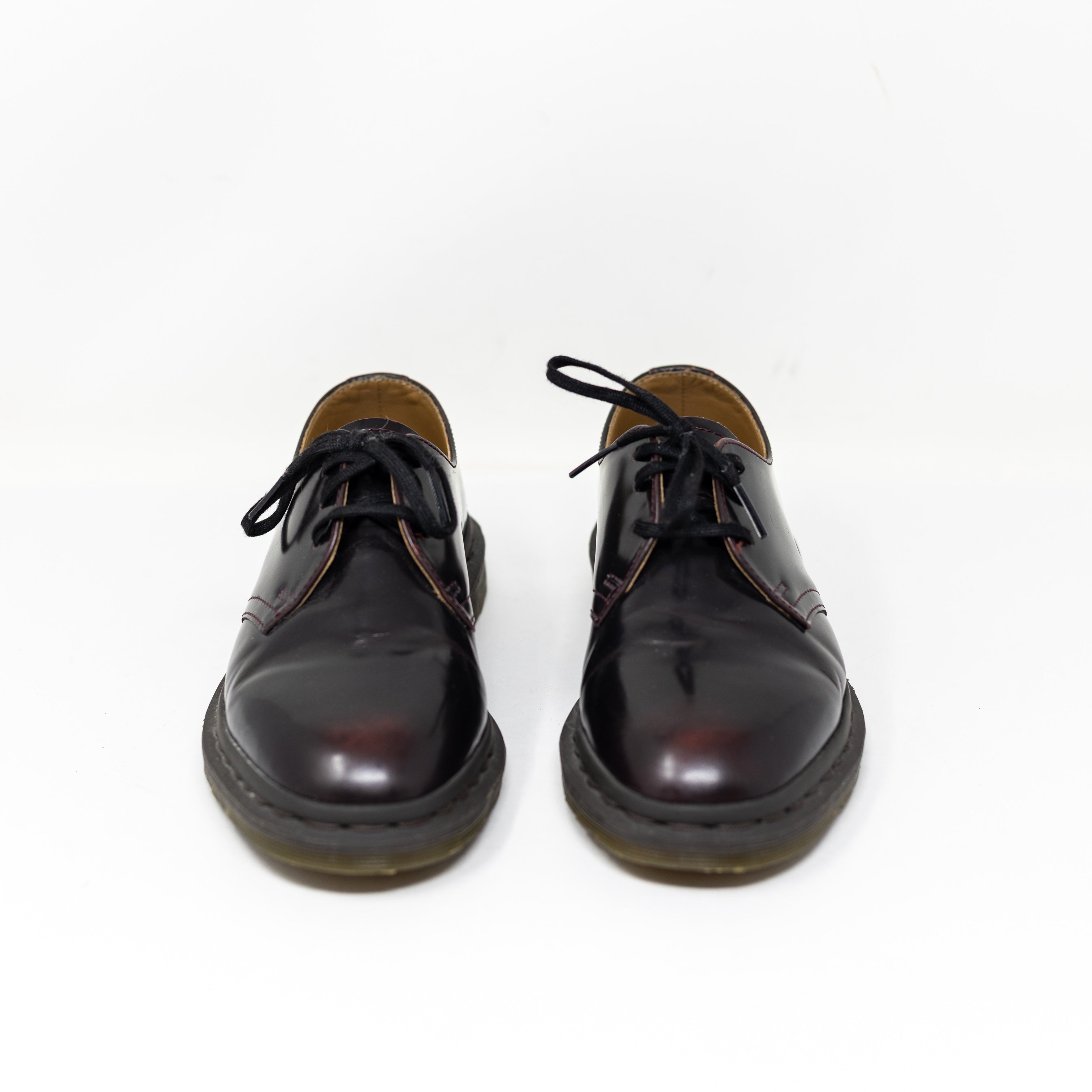 NEW Doc Dr. Martens Men's Archie Ii Arcadia Leather Lace Up Shoes Cherry Red 4