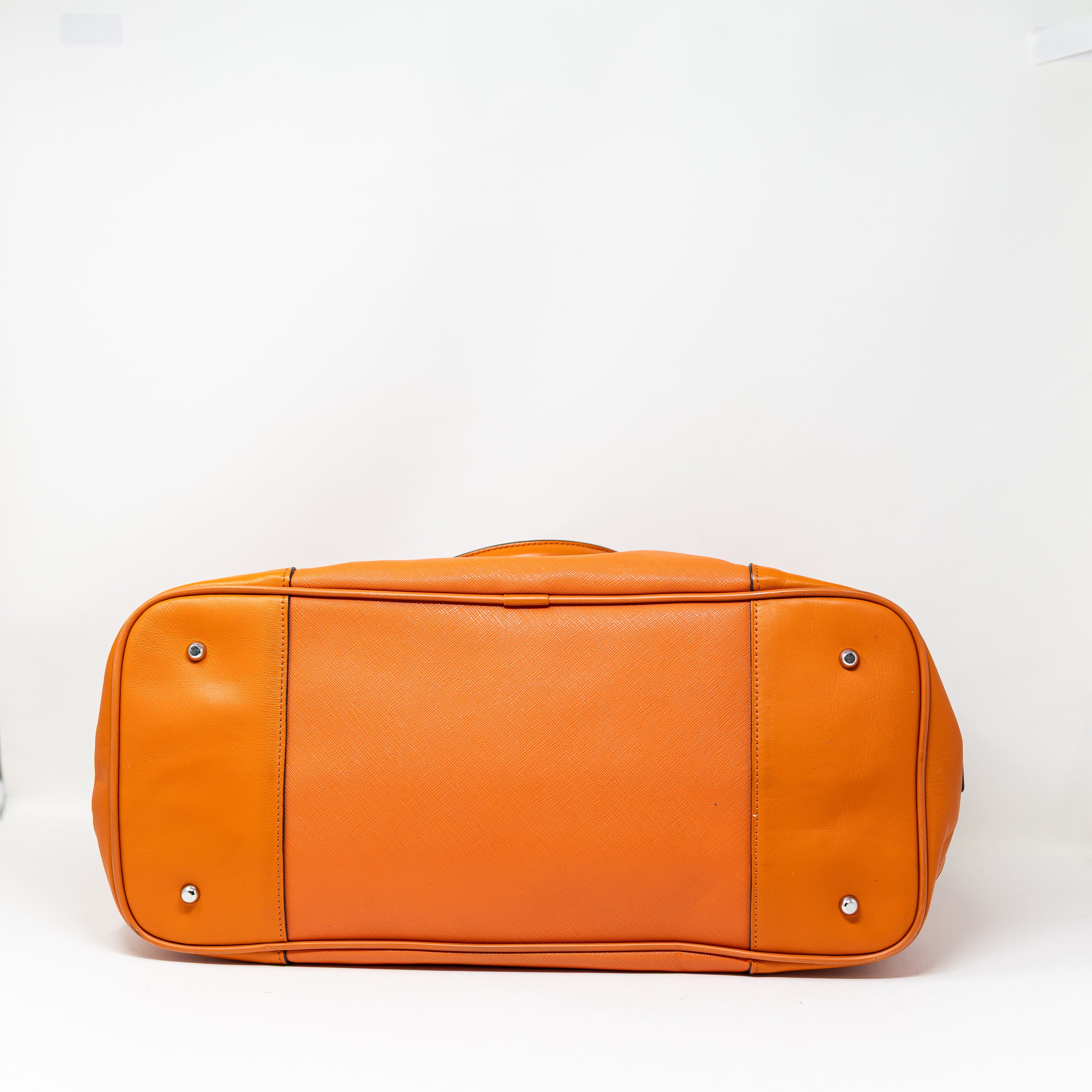 Tumi Genuine Leather Top Handle Oversized Travel Weekender Suitcase Purse Bag