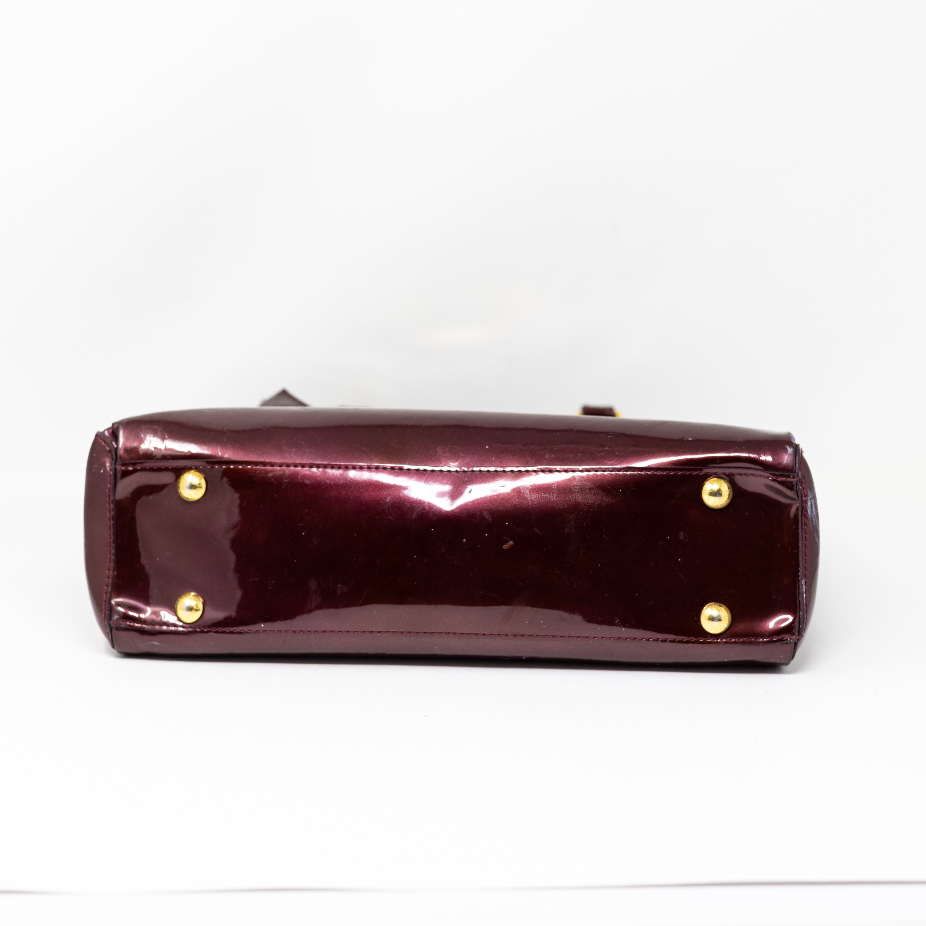 Louis Vuitton Melrose Avenue Vernis Patent Leather Amarante Purple Satchel Purse