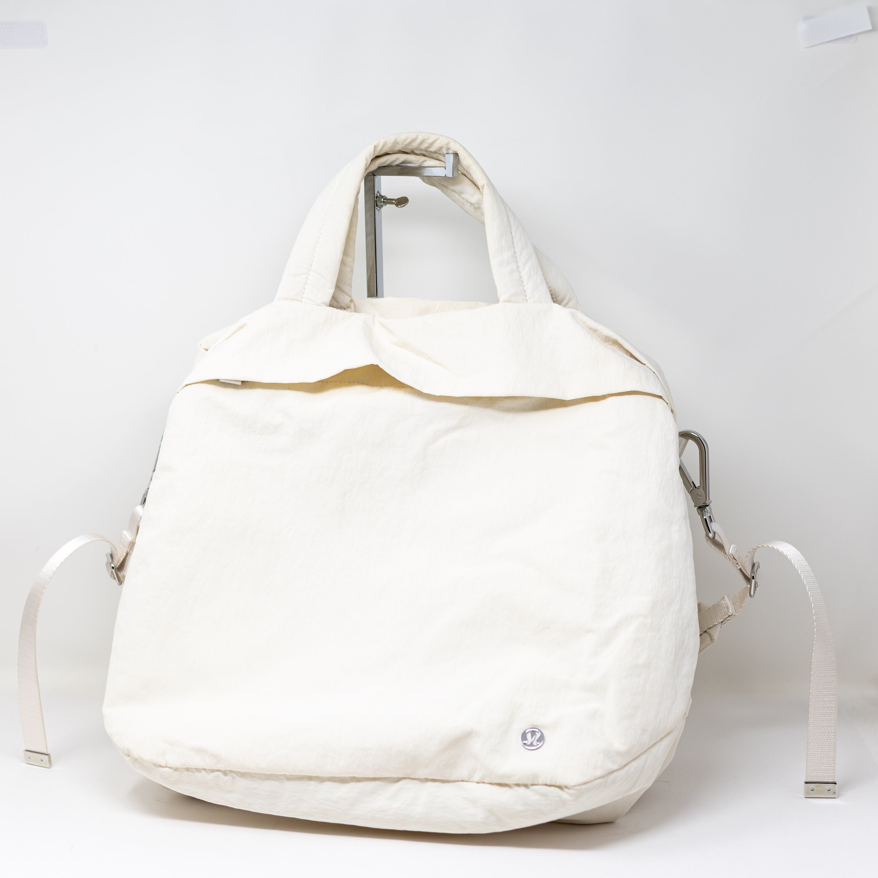 Lululemon On My Level Convertible Crossbody Tote Purse Travel Bag Light Ivory