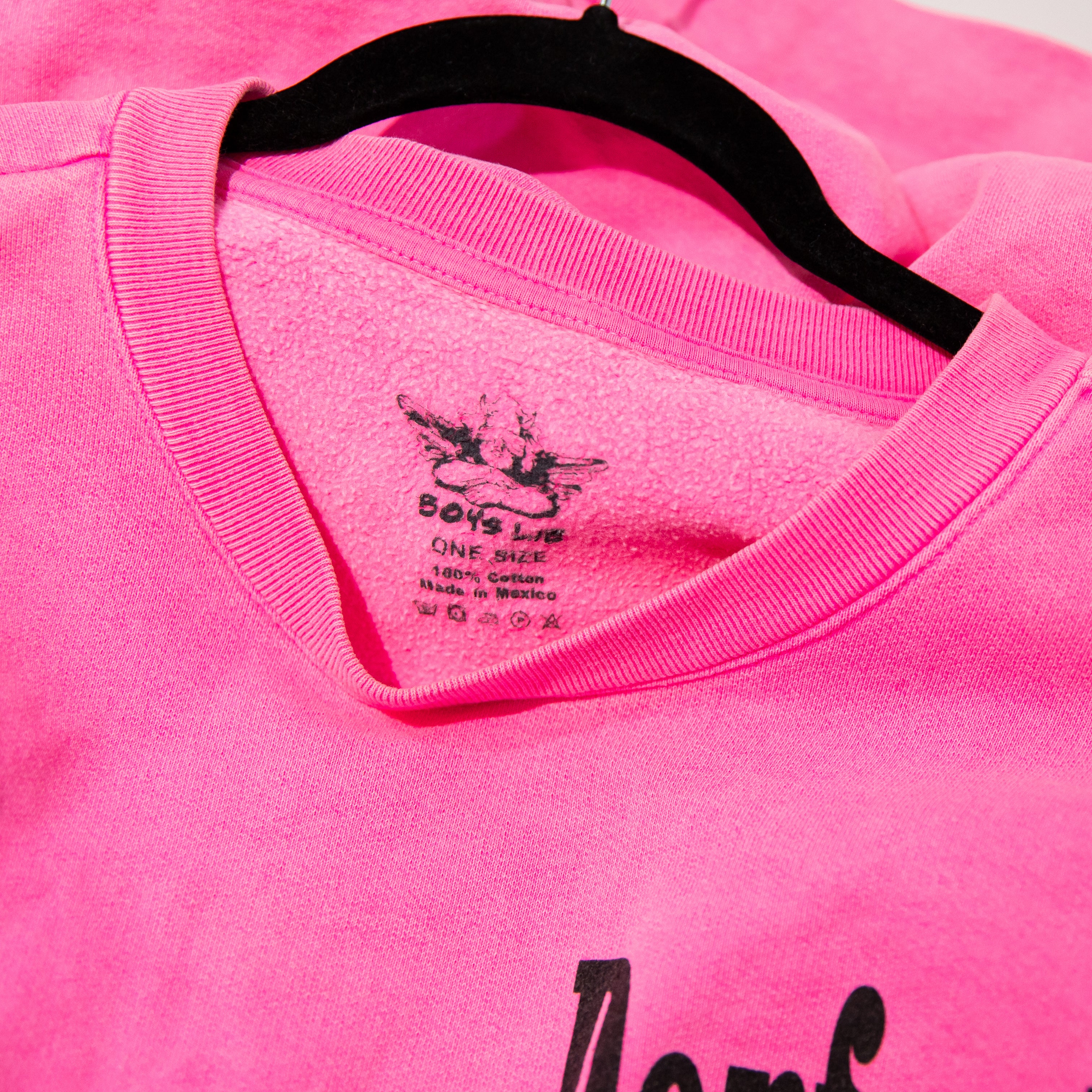 Boys Lie Perfect Match Angel Graphic Print Pattern Oversized Sweatshirt Sweater