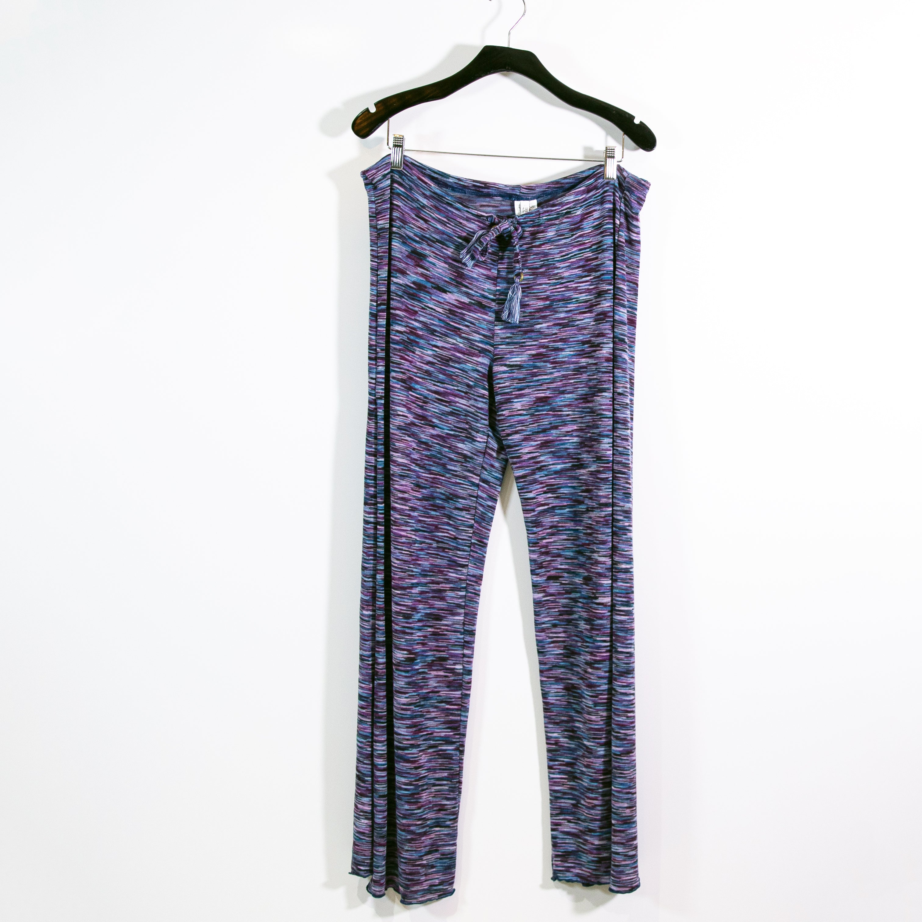 NEW Becca By Rebecca Virtue Moon Tide Split Leg Pants Cover Up Purple Blue Multi