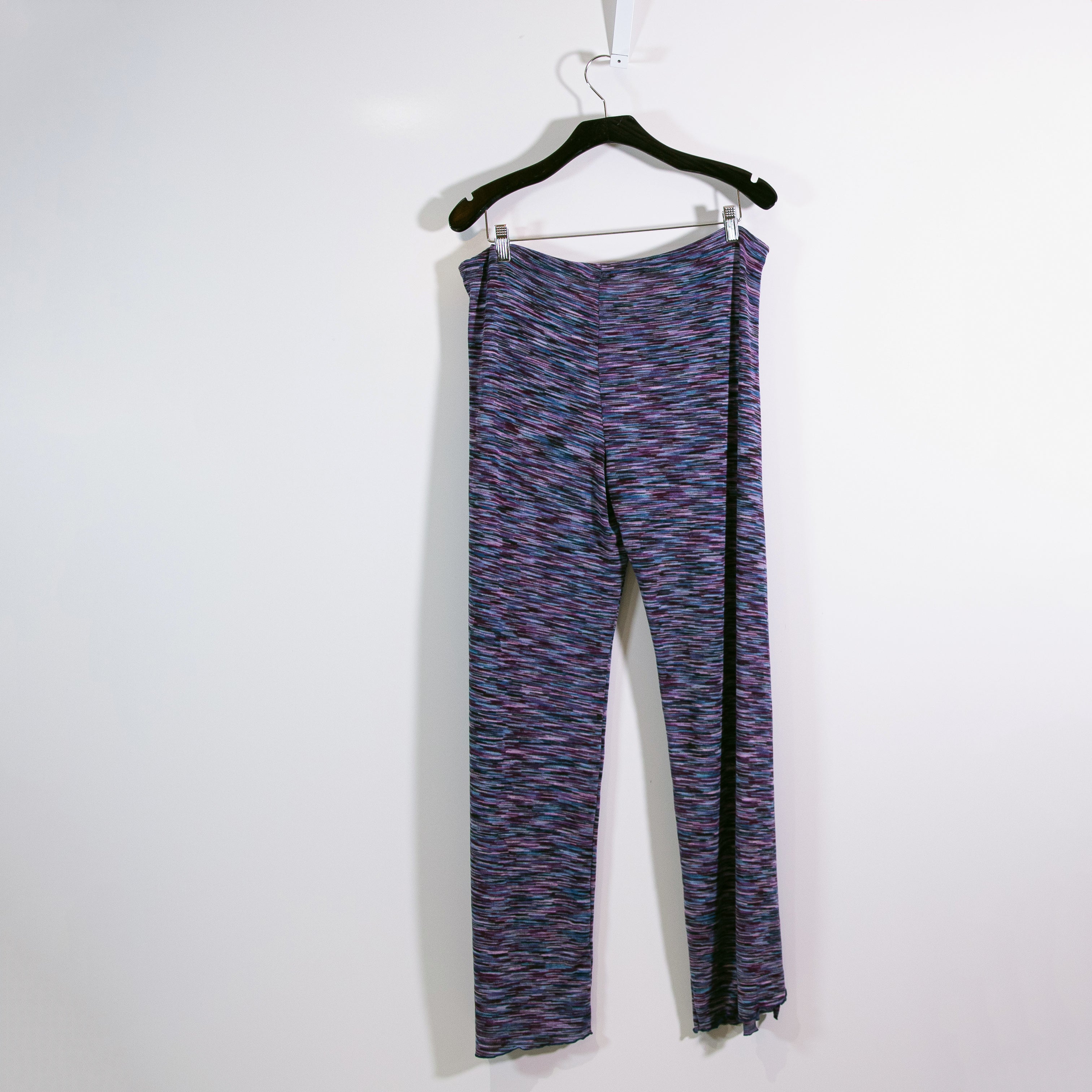 NEW Becca By Rebecca Virtue Moon Tide Split Leg Pants Cover Up Purple Blue Multi
