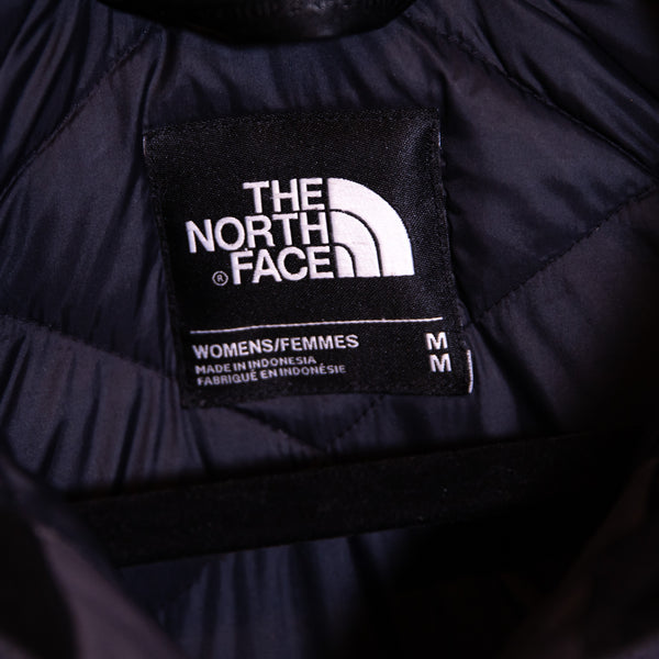 The North Face Faux Vegan Fur Trim Hood Full Zip Arctic Parka Jacket Coat Gray M