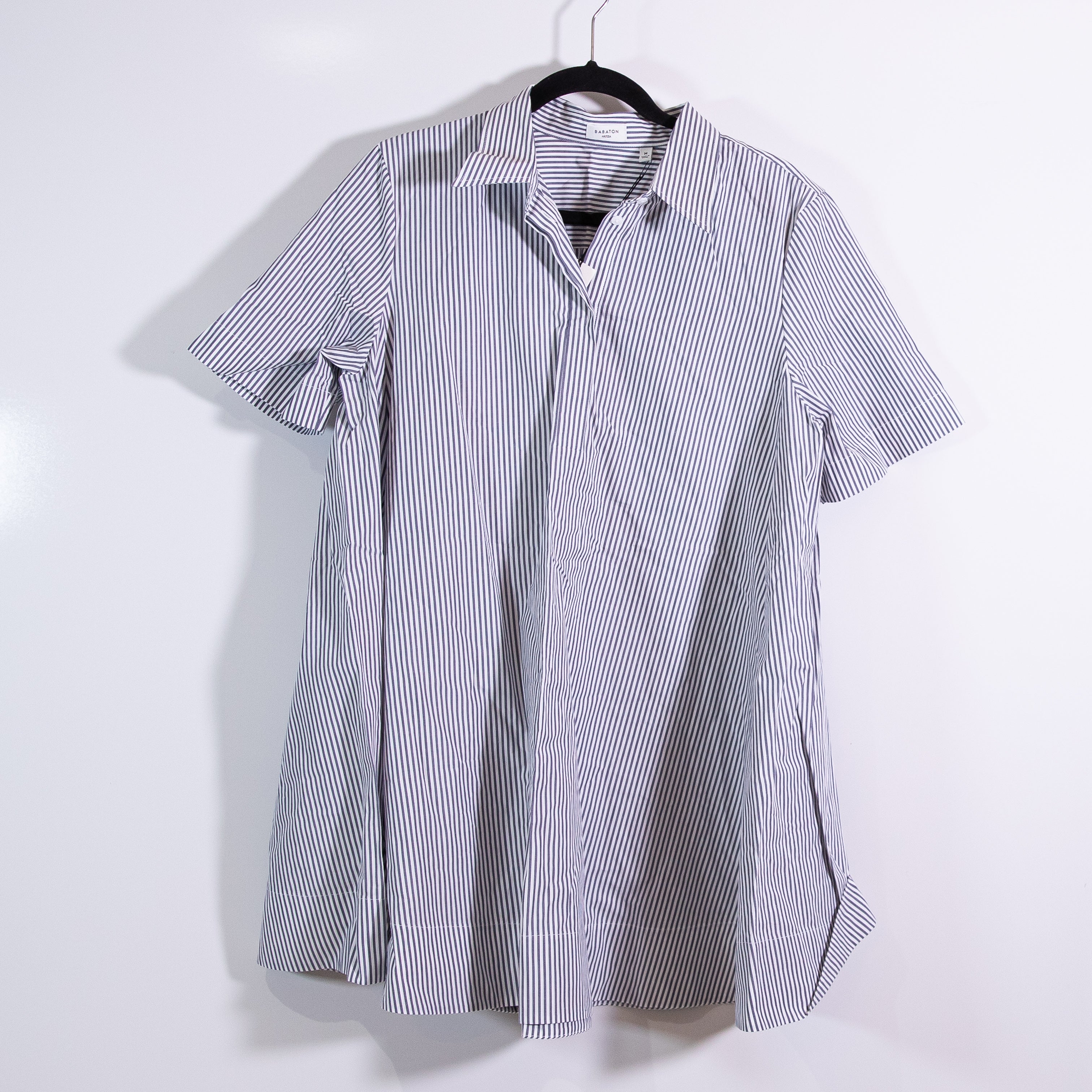 NEW Babaton Aritzia Resolute Lightweight Softly Structured Polo Mini Dress Navy