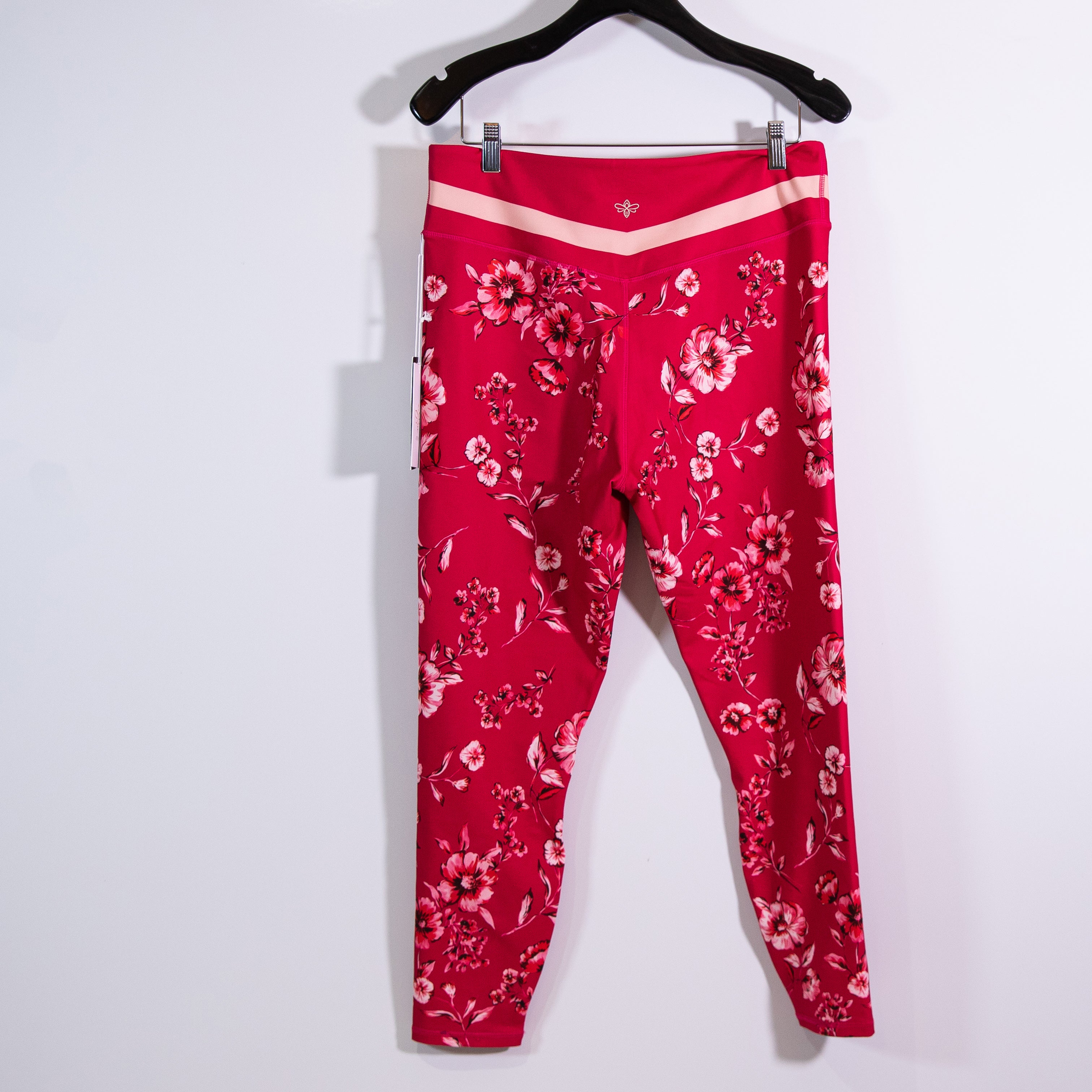 NEW Johnny Was Active Misty Fall Bee Active V Yoke Athletic Work Out Leggings XL