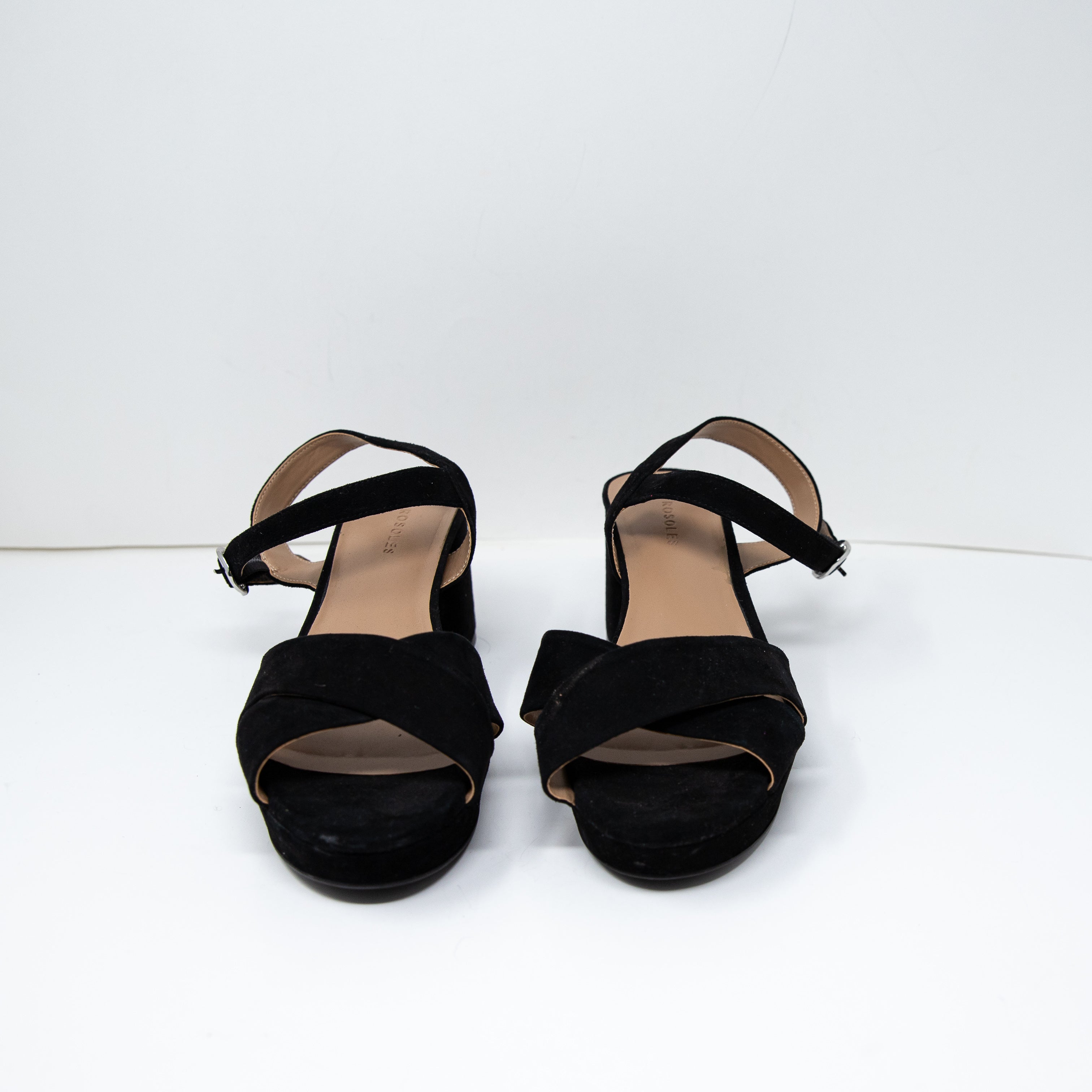 Aerosoles Women's Cosmos Comfortable Women's Crisscross Platform Sandal Black 11