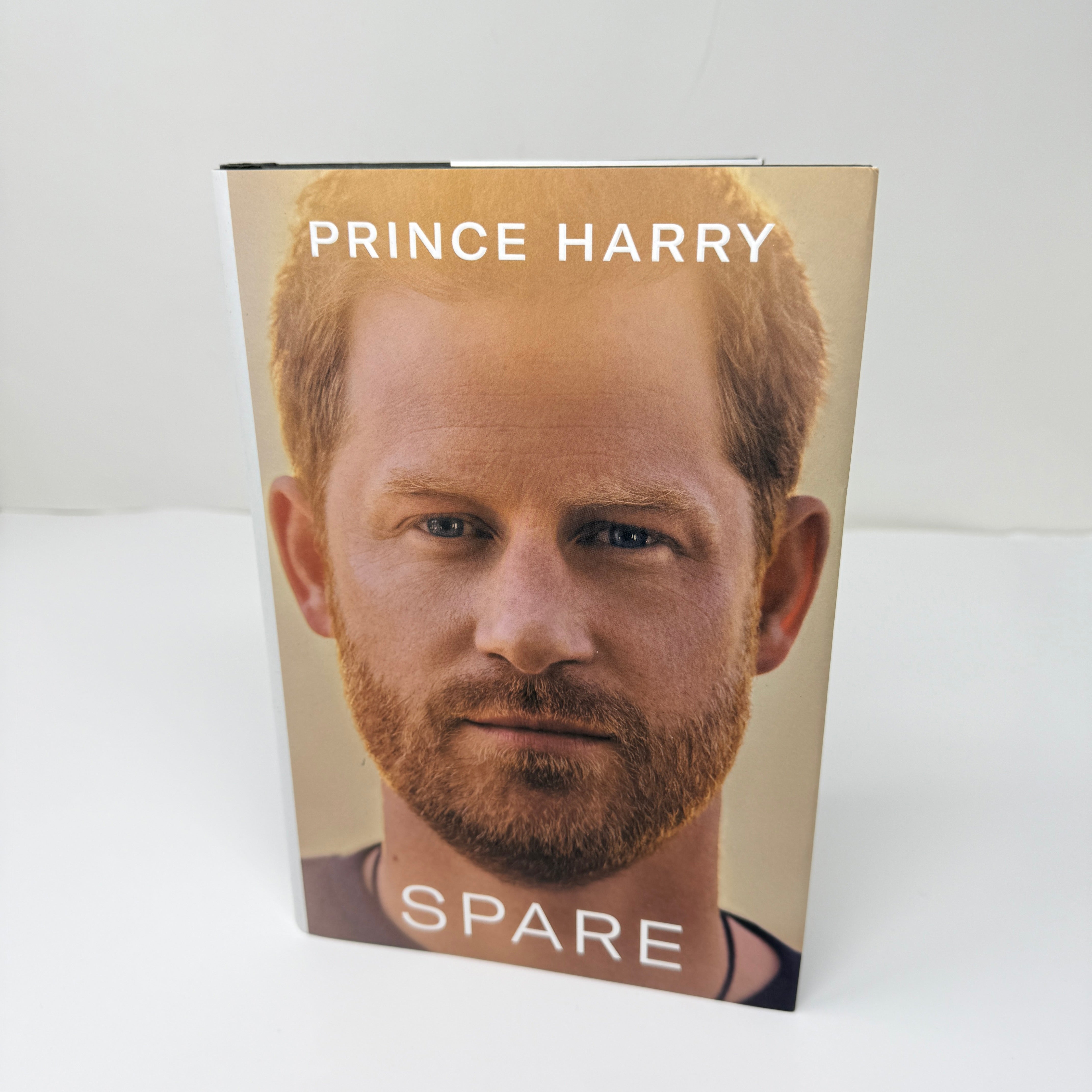 SIGNED Prince Harry SPARE Royal Family Autobiography Hardcover Book Collectible