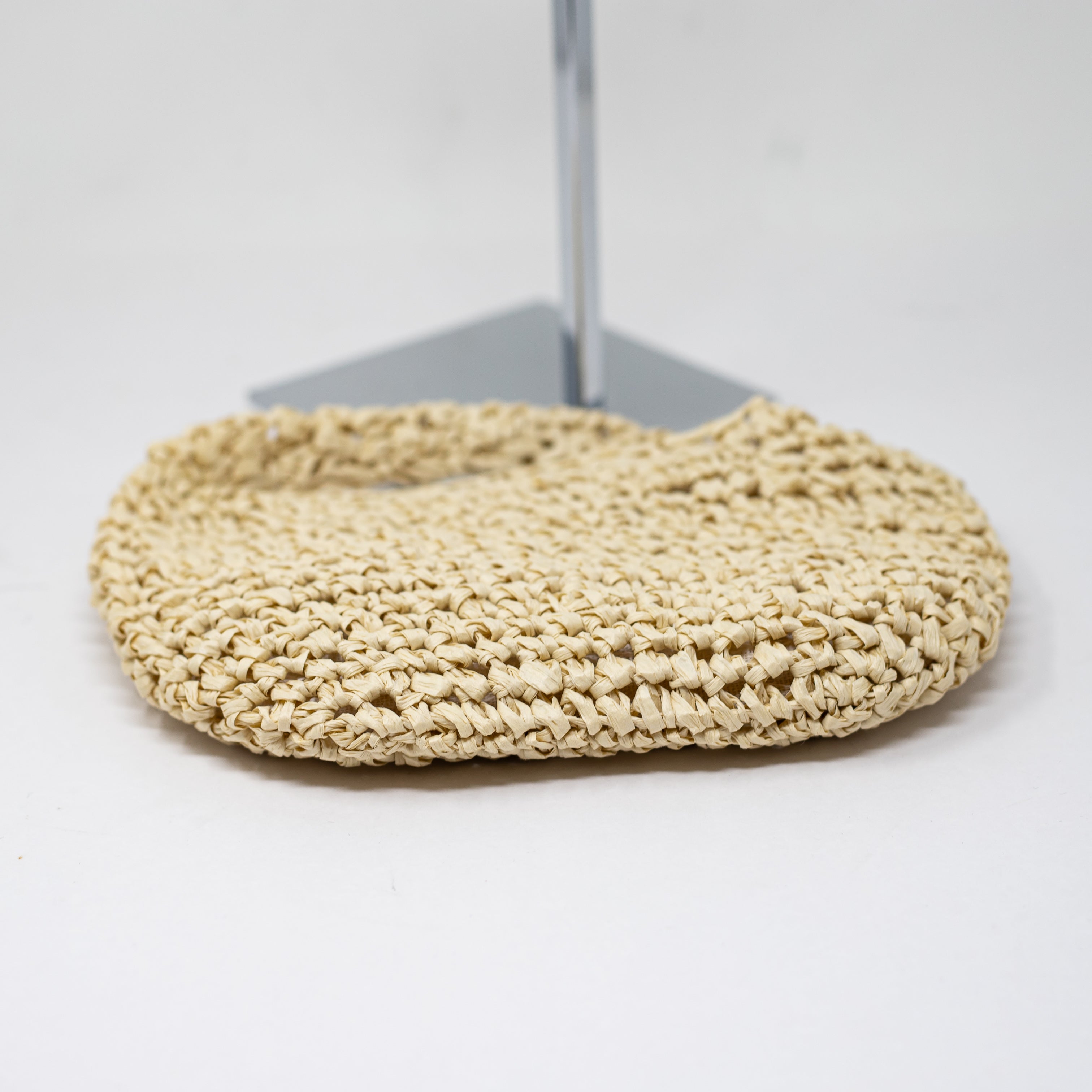 NEW Hat Attack Woven Braided Straw Raffia Small Purse Bag Natural