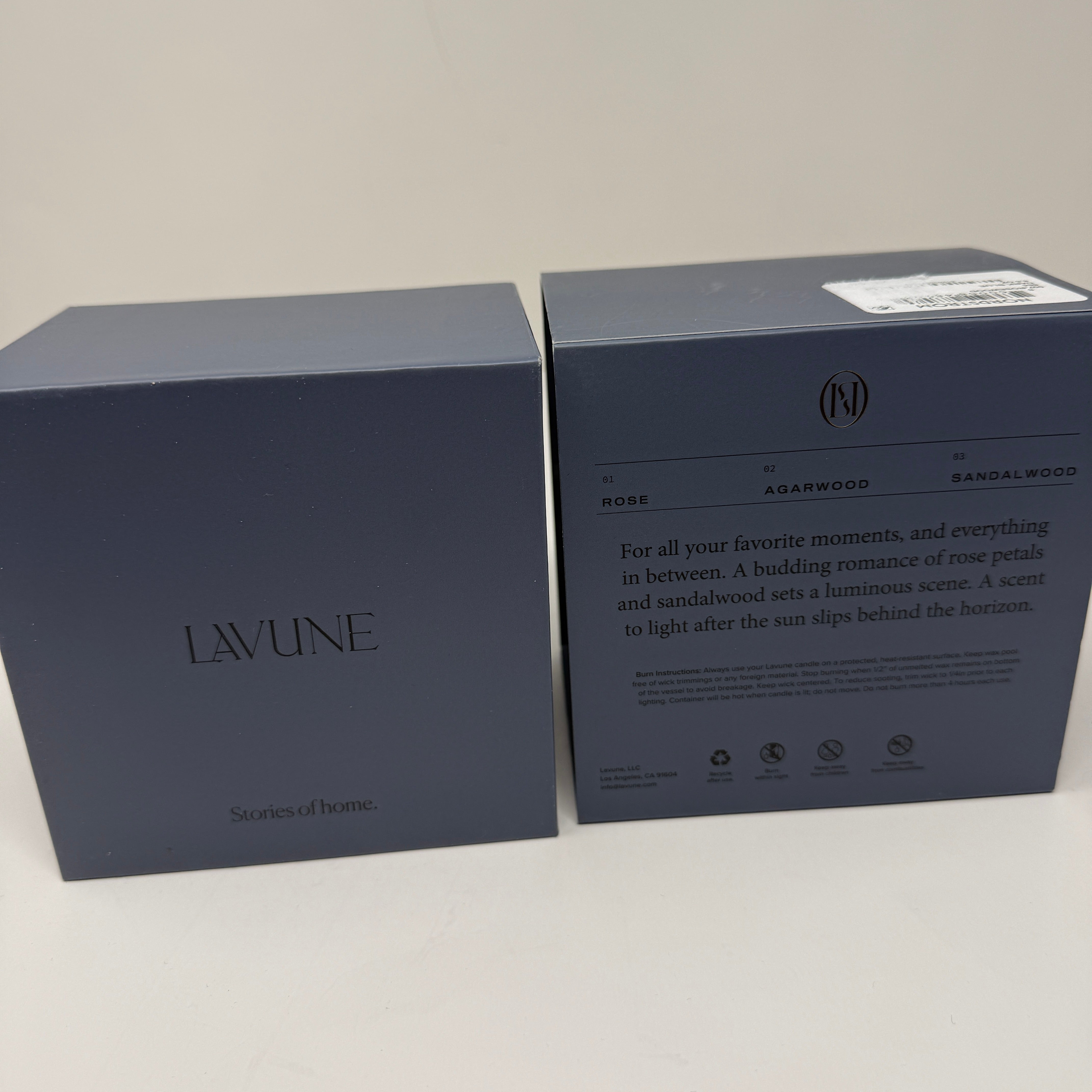 NEW Lavune No. 7 Rosewood Agarwood Sandalwood Candle Full Size