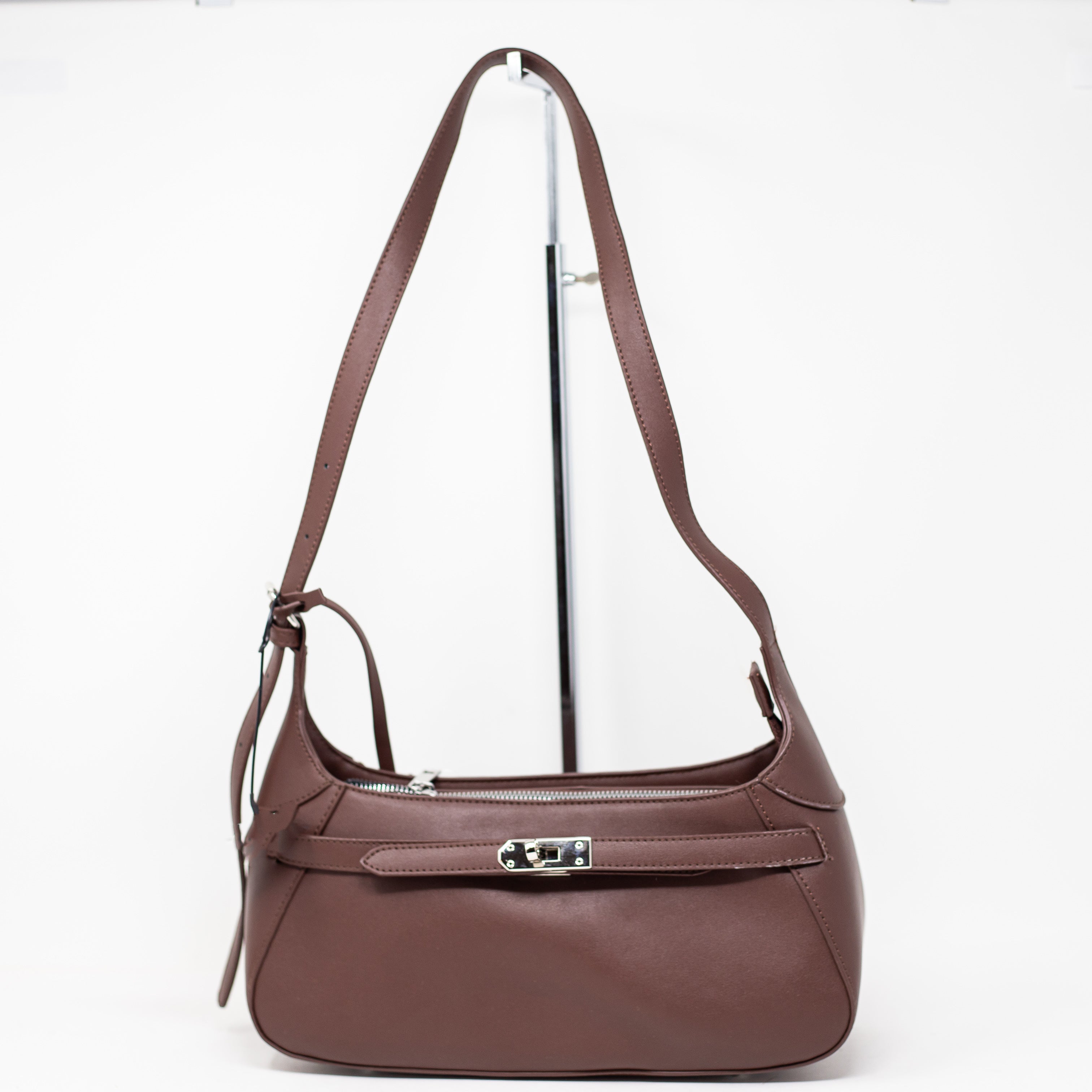 Azalea Wang Faux Vegan Leather Convertible Crossbody Shoulder Purse Bag