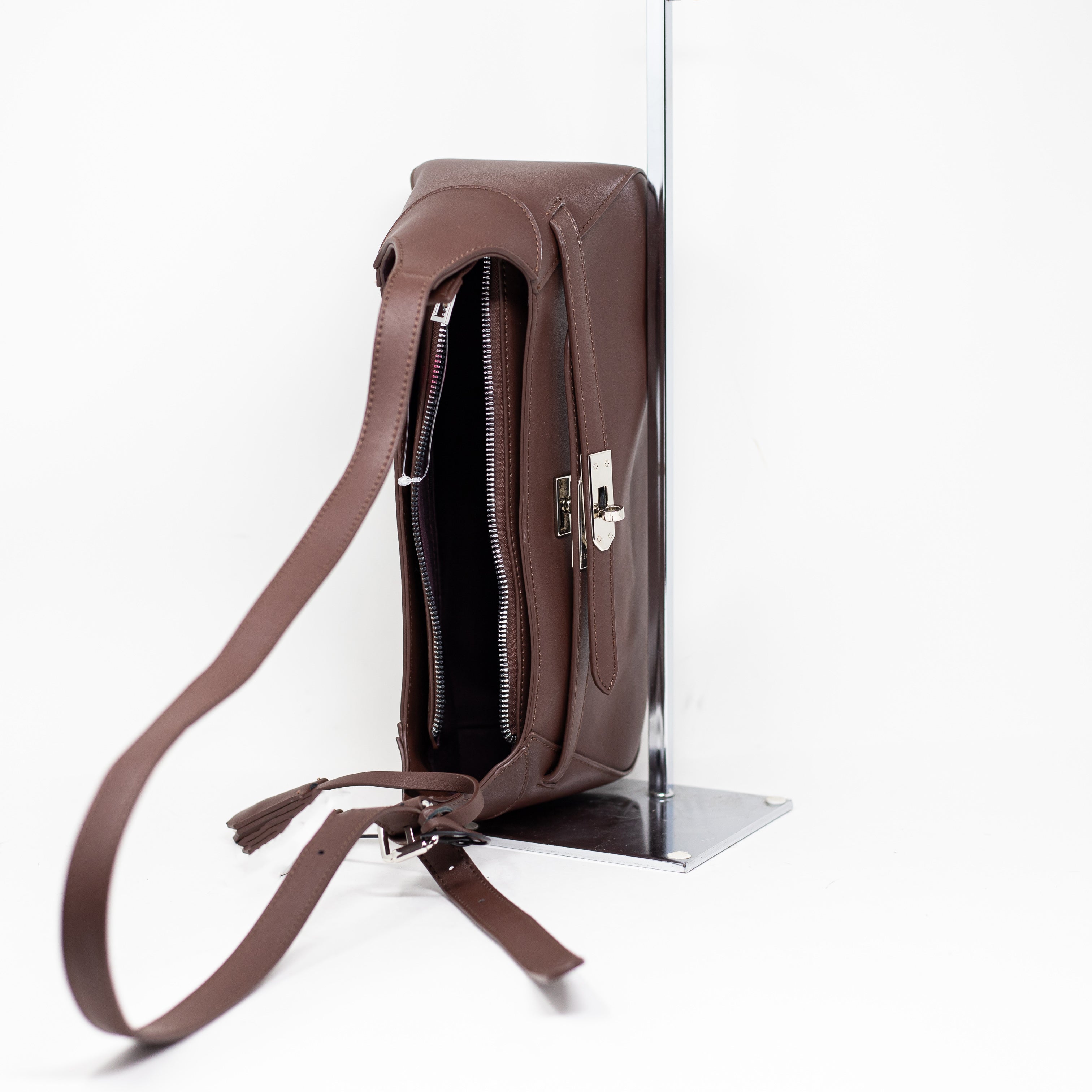 Azalea Wang Faux Vegan Leather Convertible Crossbody Shoulder Purse Bag