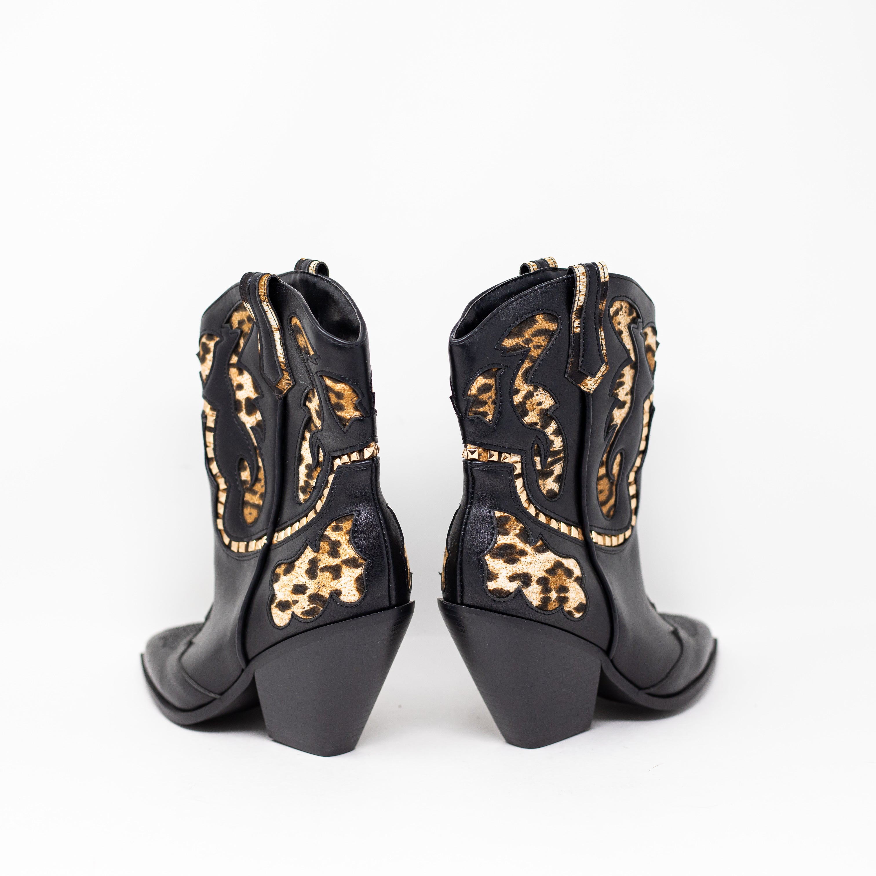NEW Azalea Wang Briggitta Cheetah Leopard Animal Print Ankle Booties Shoes 7
