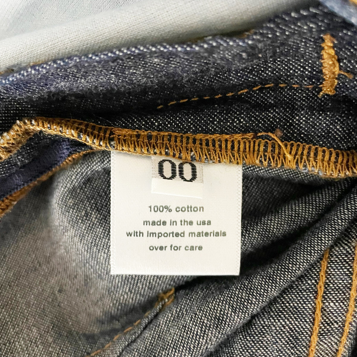 Rachel Comey Cotton High Rise Wide Leg Pleated Denim Jeans Blue 00