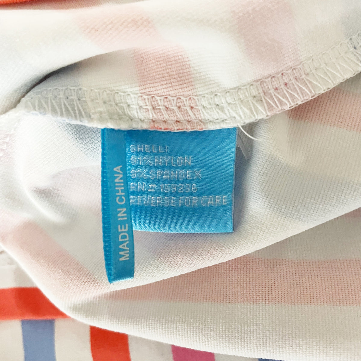 J. McLaughlin Preppy Stripe Boat Neck Quarter Sleeve Blouse Shirt Top Small