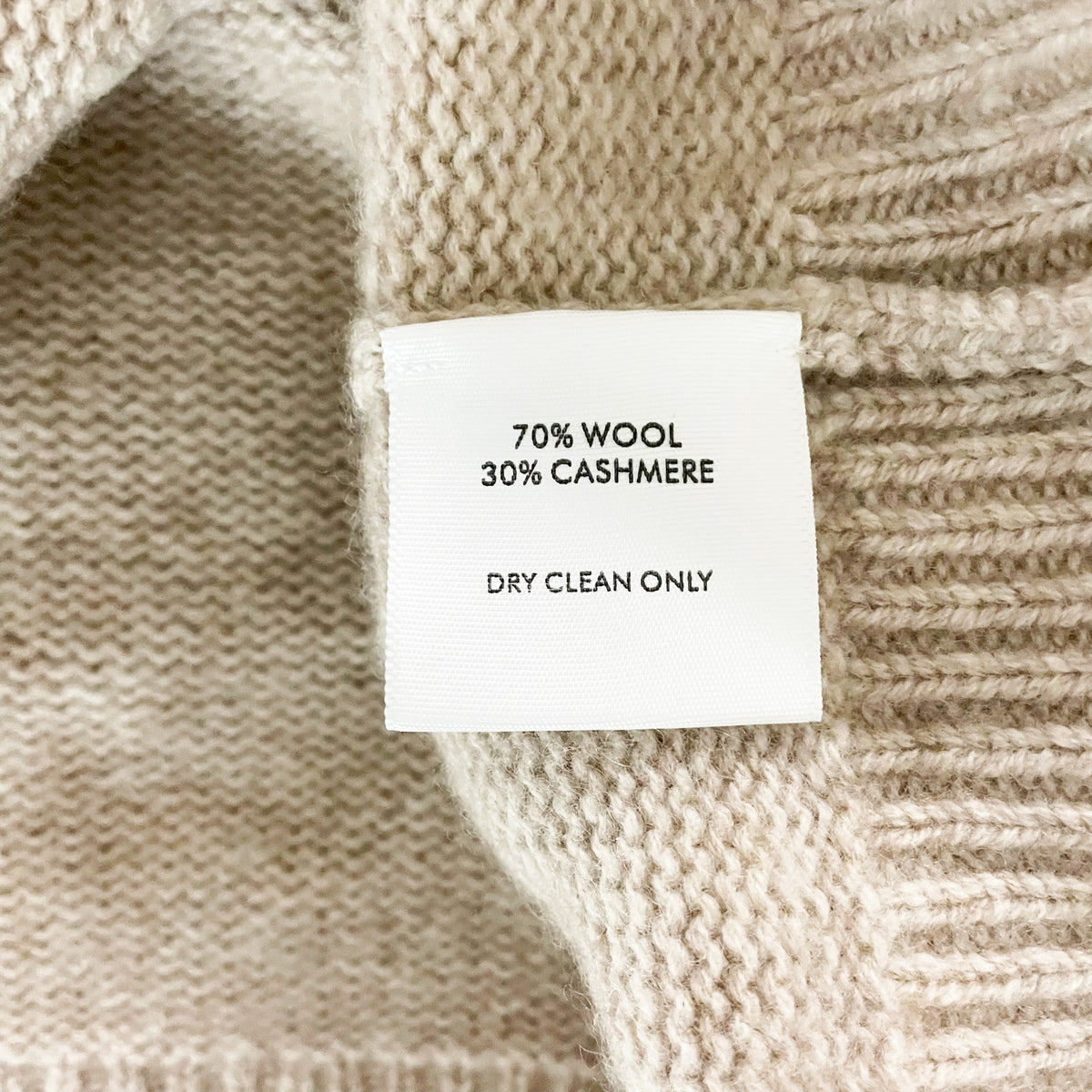 White And Warren Wool Cashmere Crew Neck Horse Equestrian Sweater Sand Ivory XS